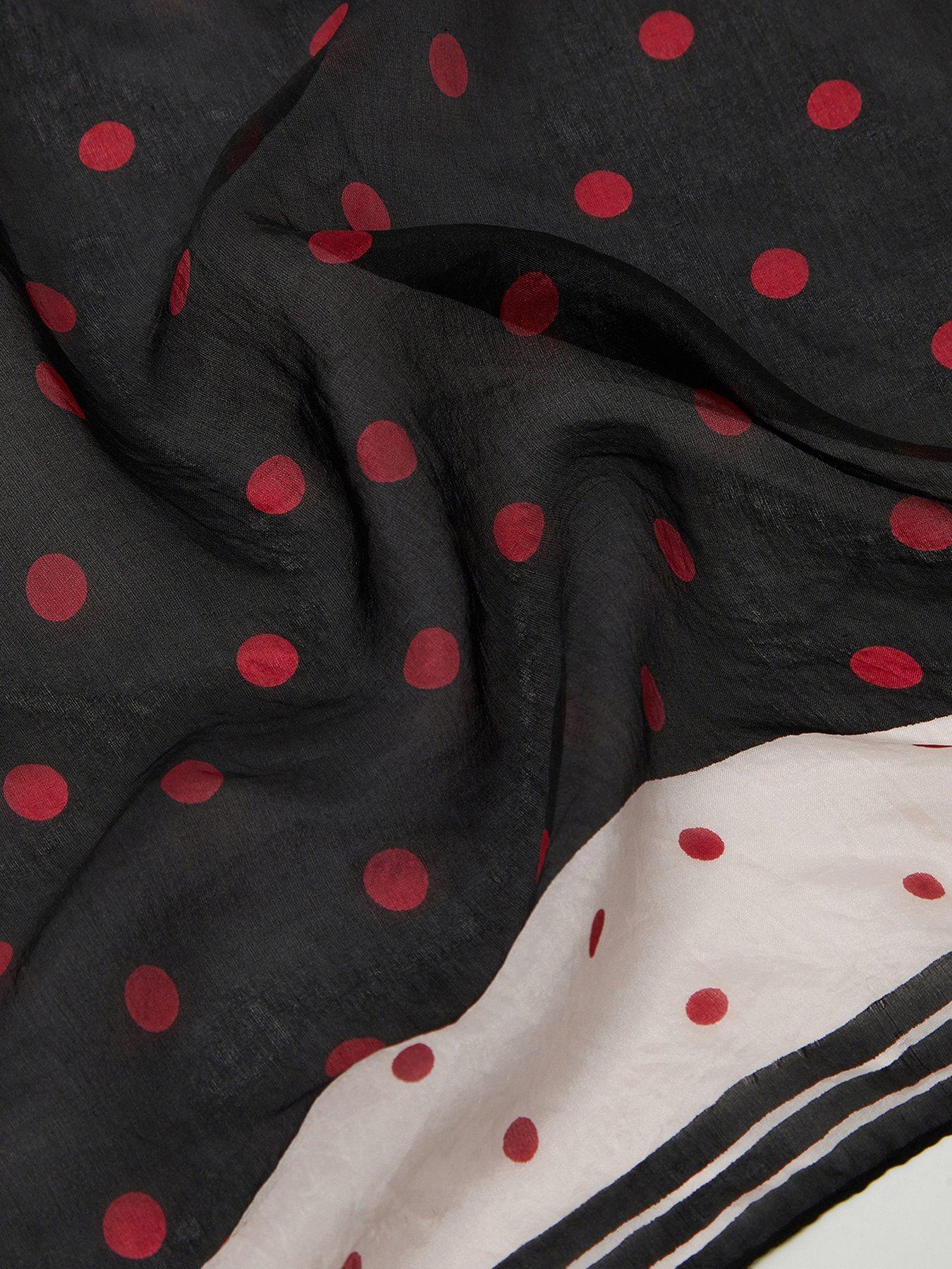 Image 2 of 2 of Monsoon Penny Spot Square Scarf - Multi