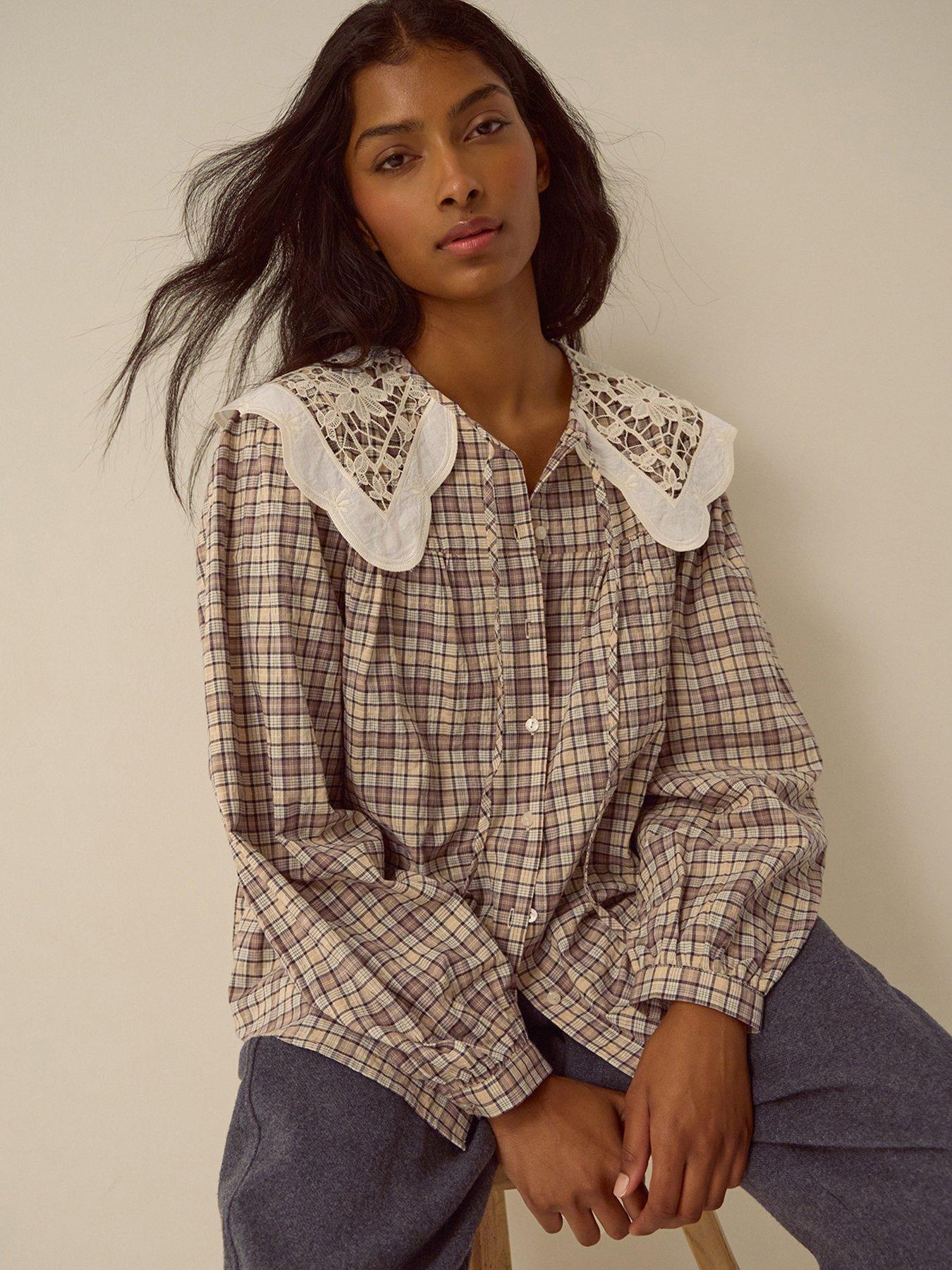 Image 4 of 5 of Monsoon Thea Check Shirt