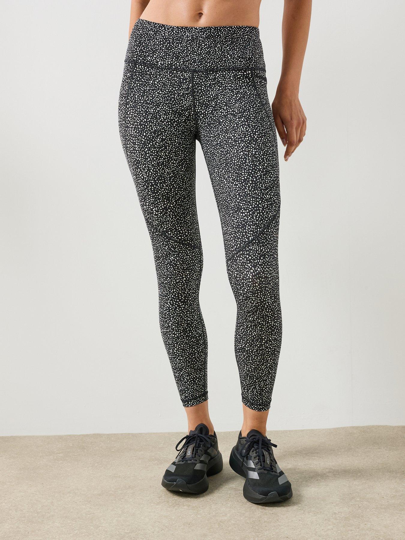 Sweaty Betty Womens Training Power 7/8 Workout Leggings - Black Print