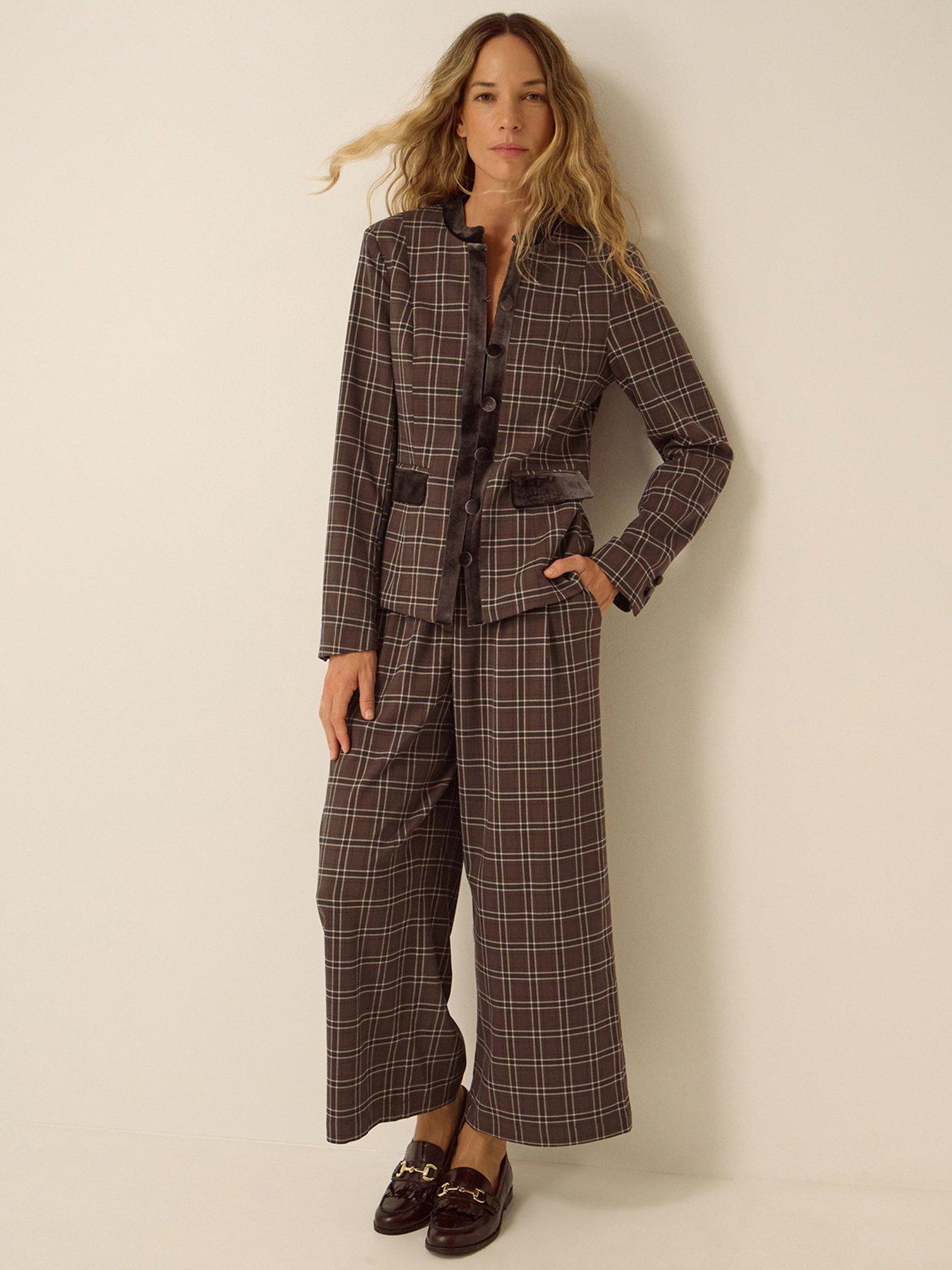 Image 4 of 6 of Monsoon Gracie Check Jkt