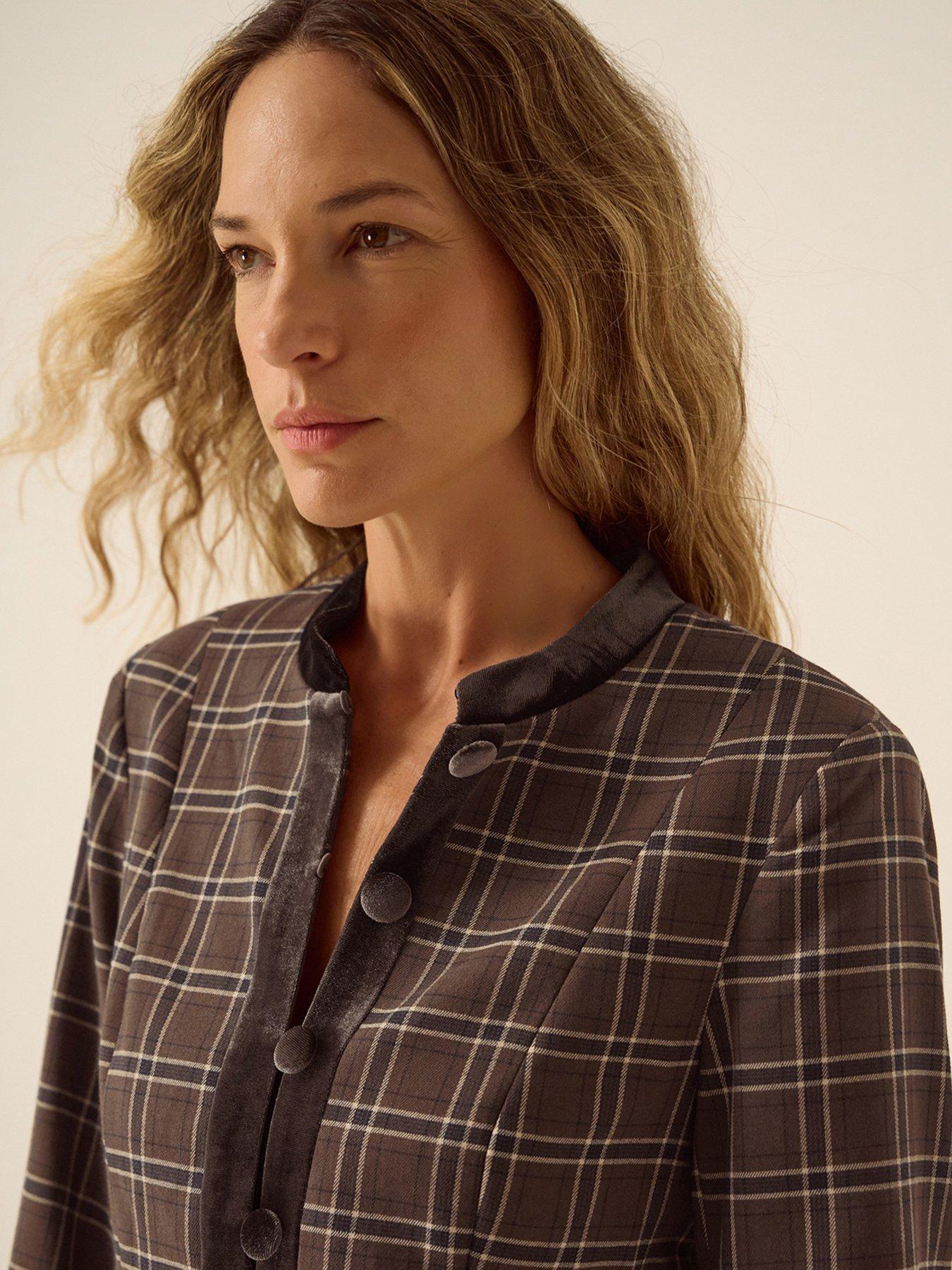 Image 5 of 6 of Monsoon Gracie Check Jkt