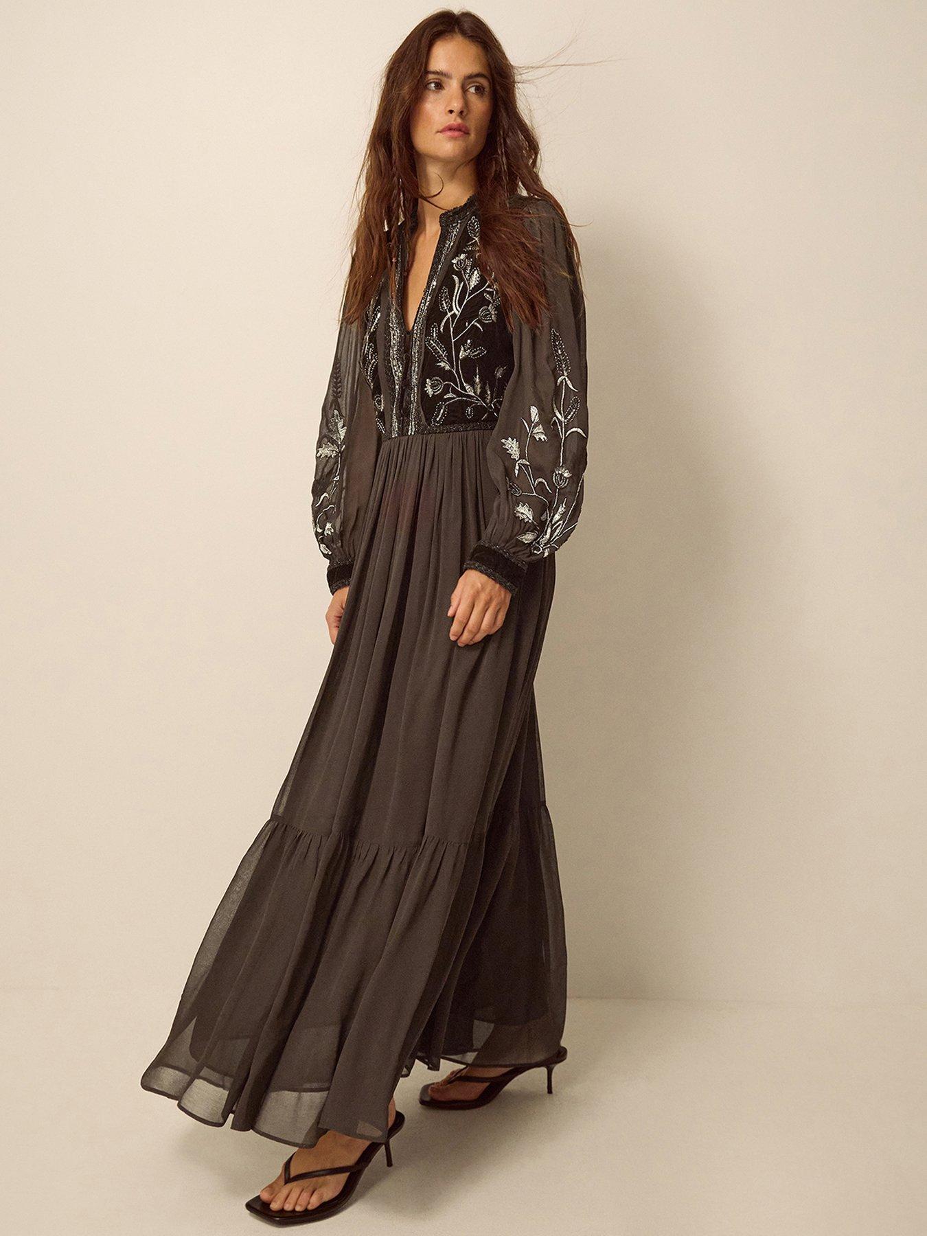 Image 3 of 5 of Monsoon Josephine Emb Dress