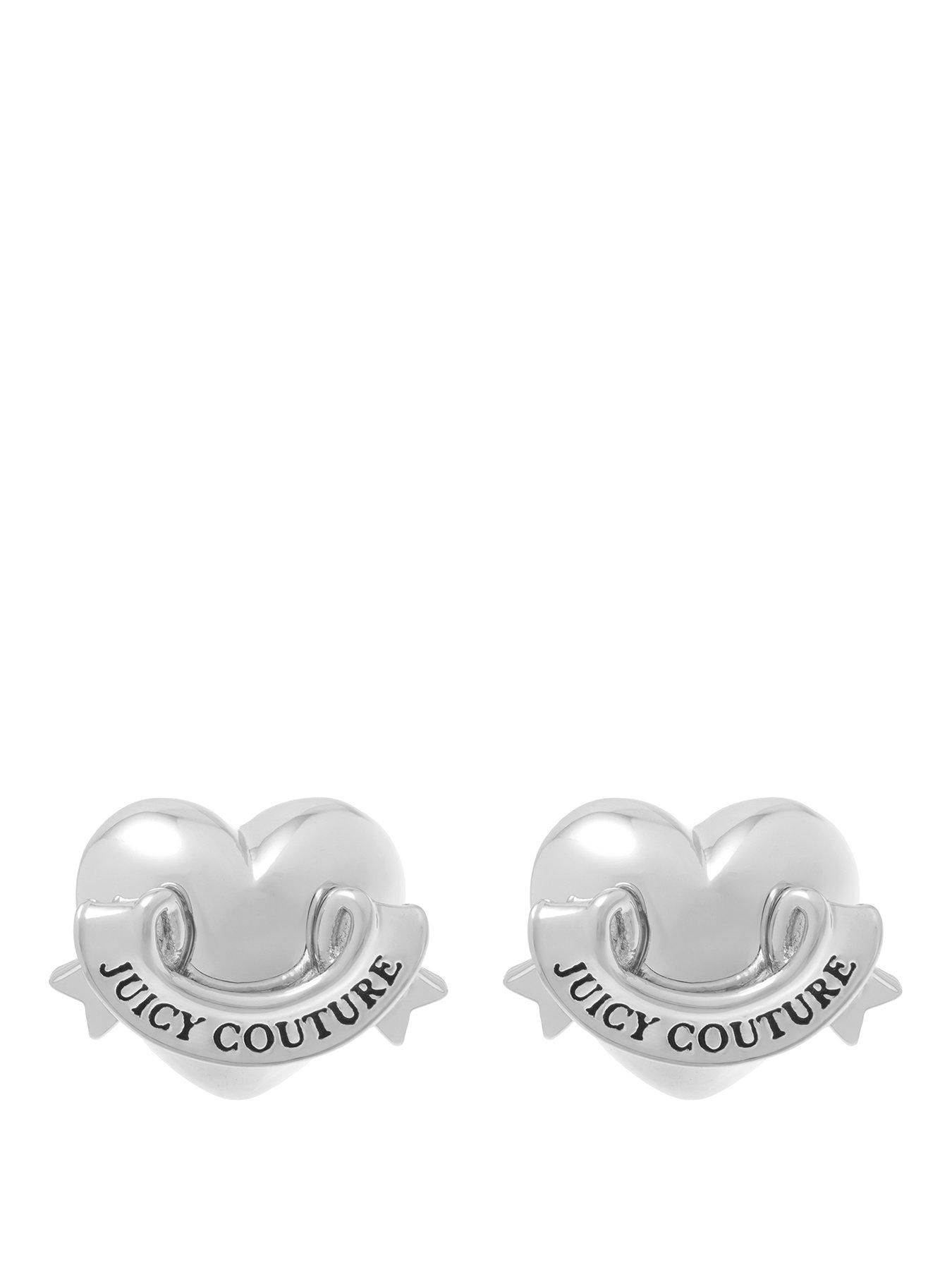 Juicy Couture Icon Heart Stud Earrings