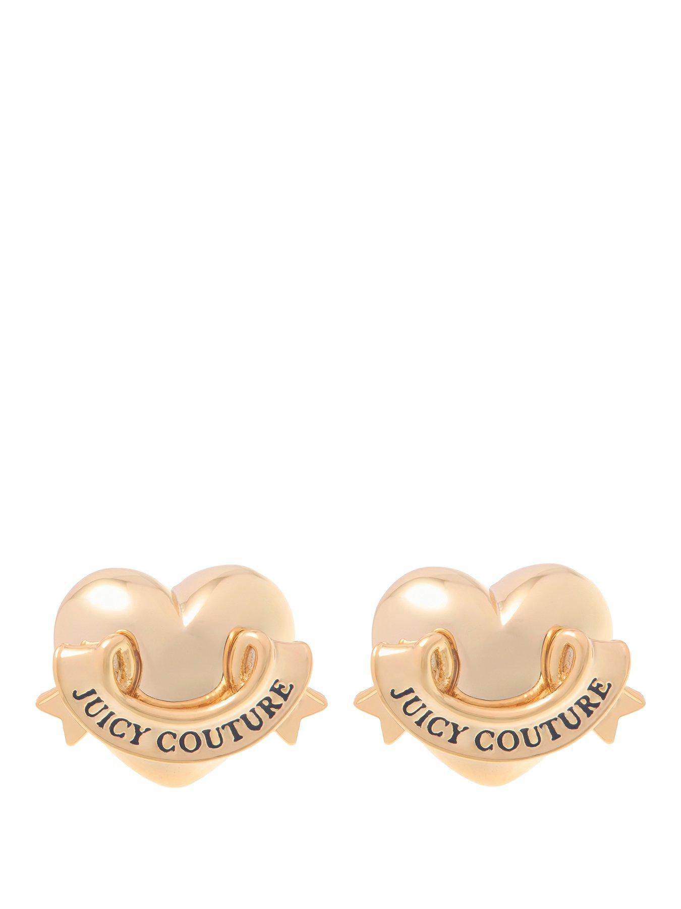 Juicy Couture Icon Heart Stud Earrings