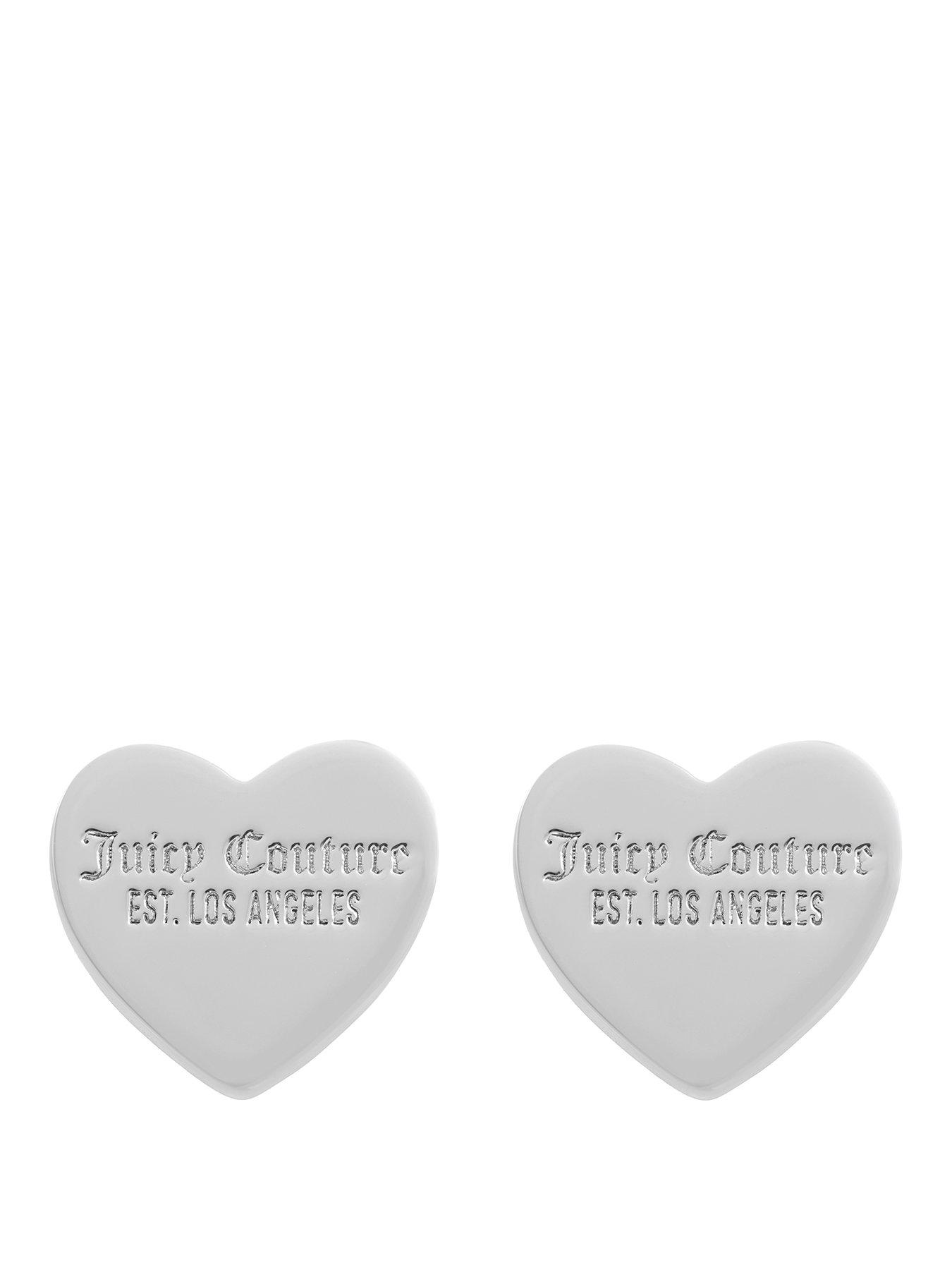 Juicy Couture Heart Stud Earrings