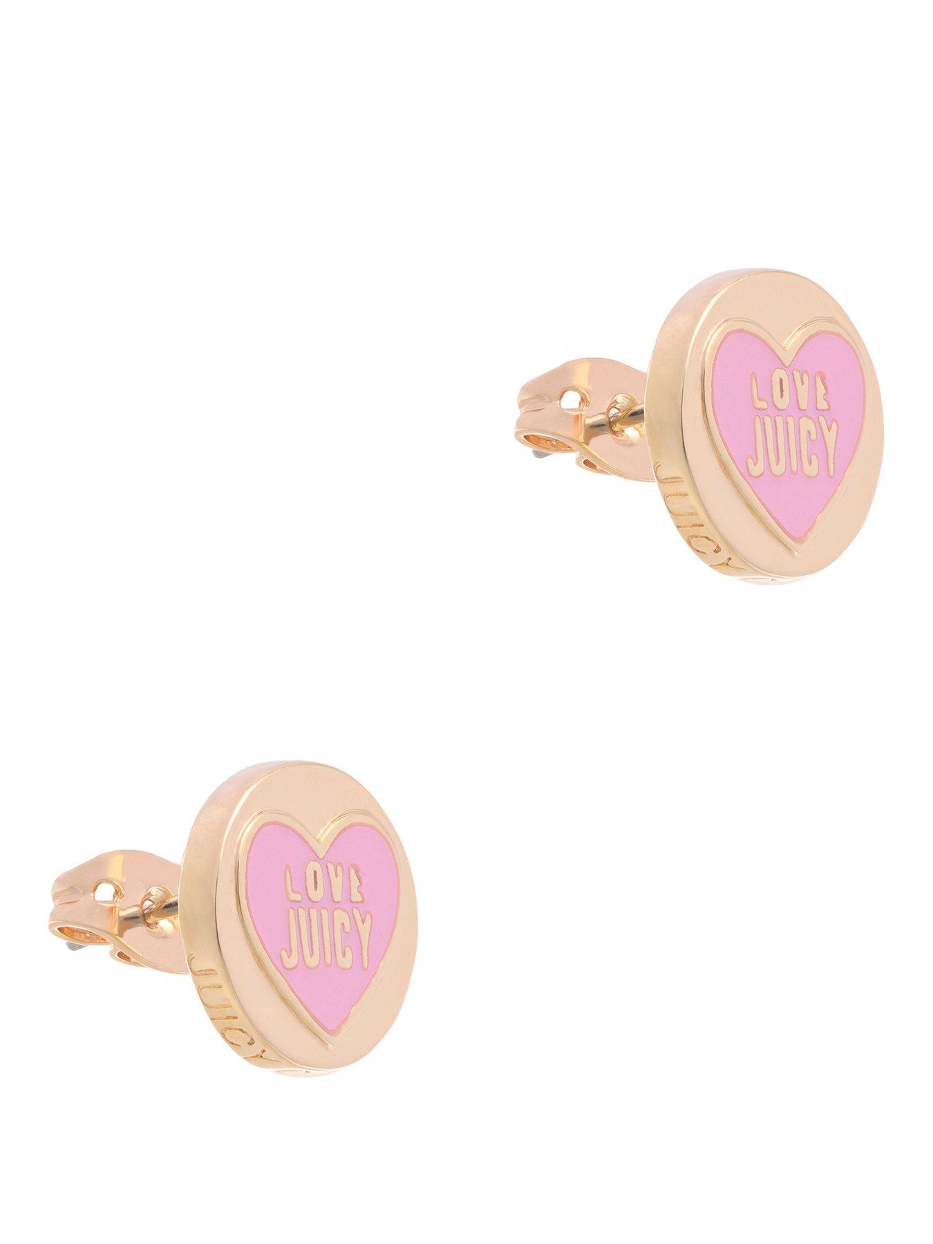 Juicy Couture Love Juicy Enamel Stud Earrings