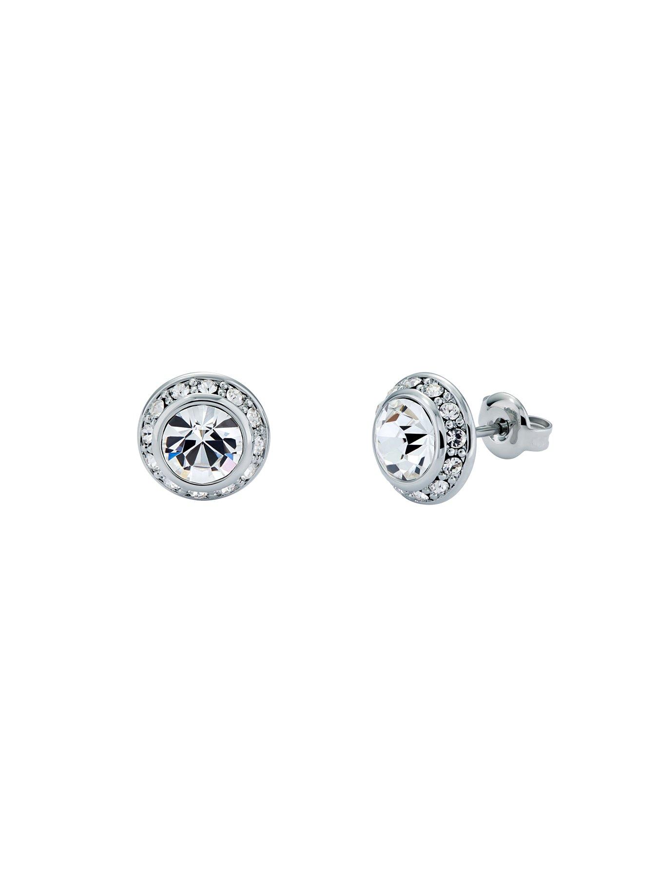Image 2 of 4 of Ted Baker SOLETIA: Solitaire Sparkle Crystal Stud Earrings