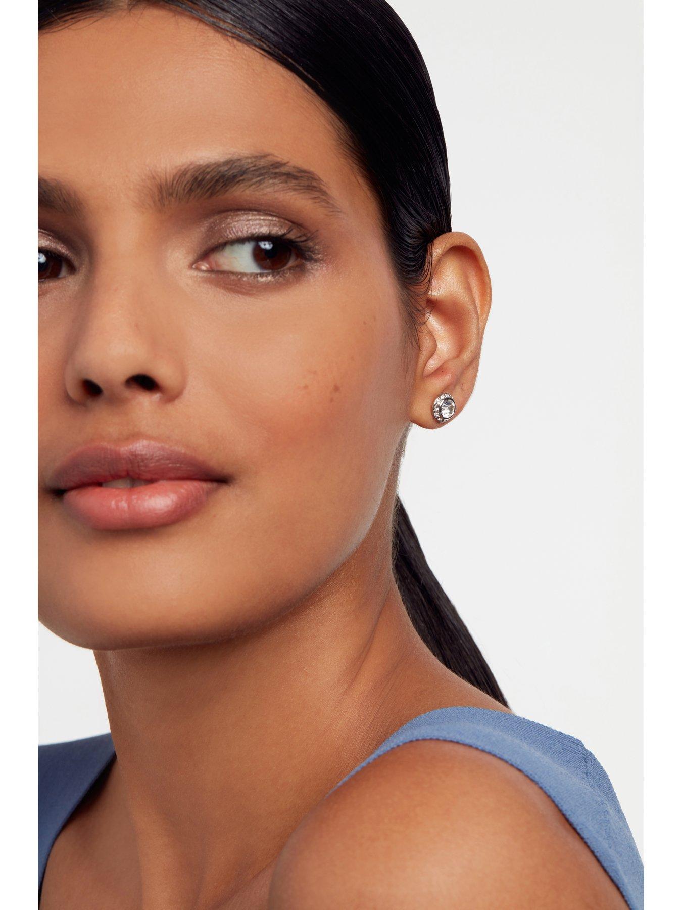 Image 3 of 4 of Ted Baker SOLETIA: Solitaire Sparkle Crystal Stud Earrings