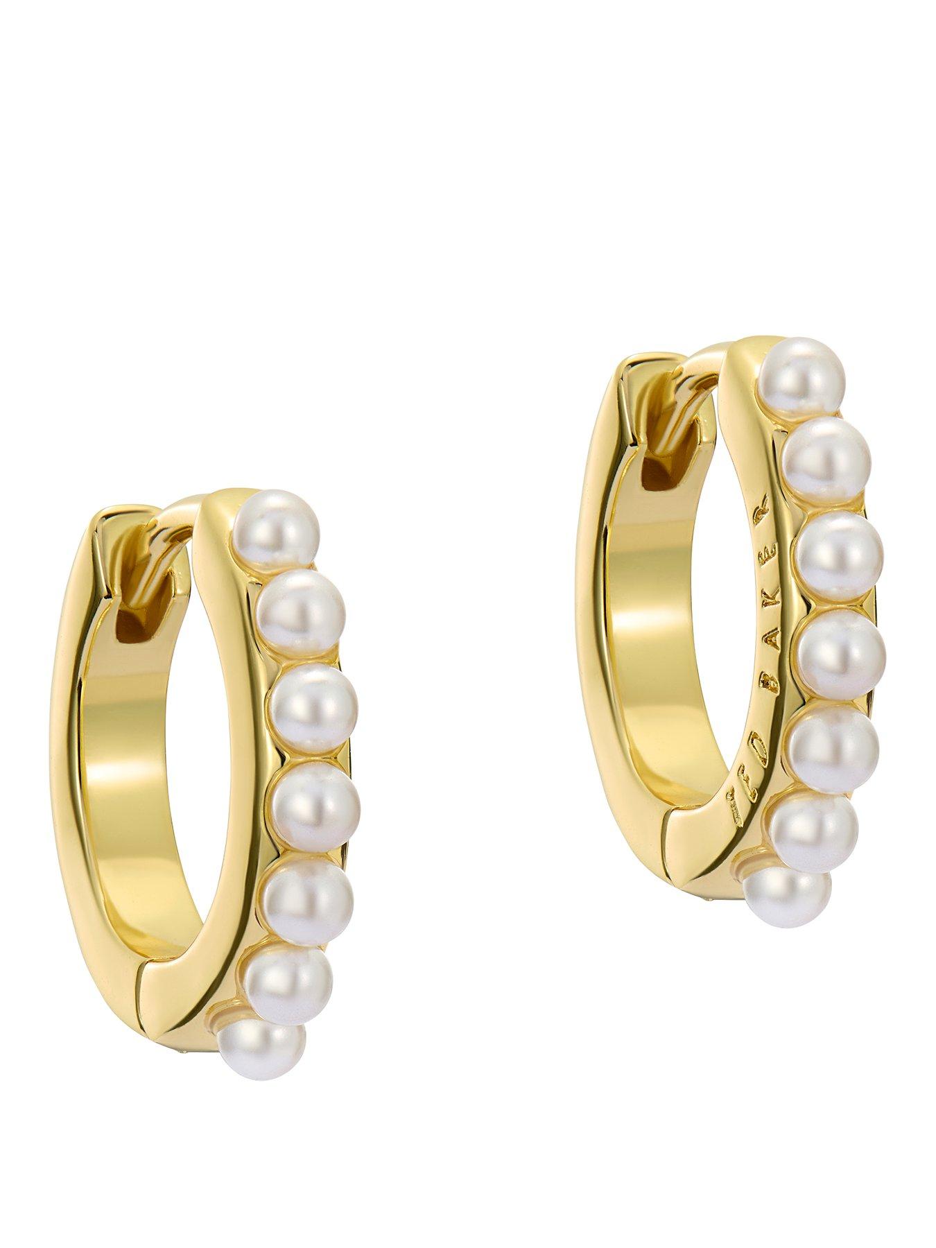 Ted Baker PERSIA: Pearl Huggie Earrings