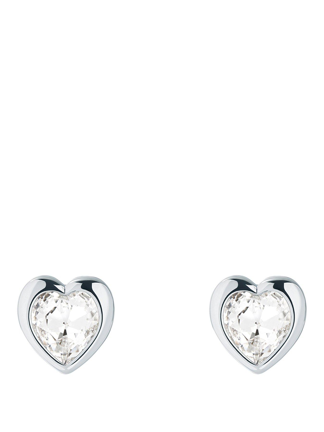 Ted Baker HAN: Crystal Heart Stud Earrings