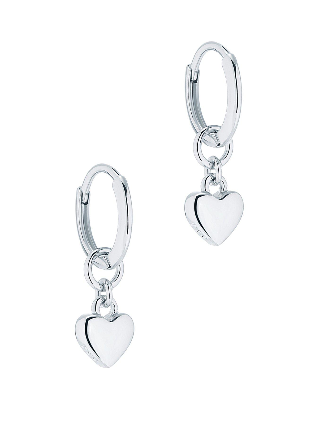 Image 1 of 6 of Ted Baker HARRYE: Tiny Heart Huggie Earrings