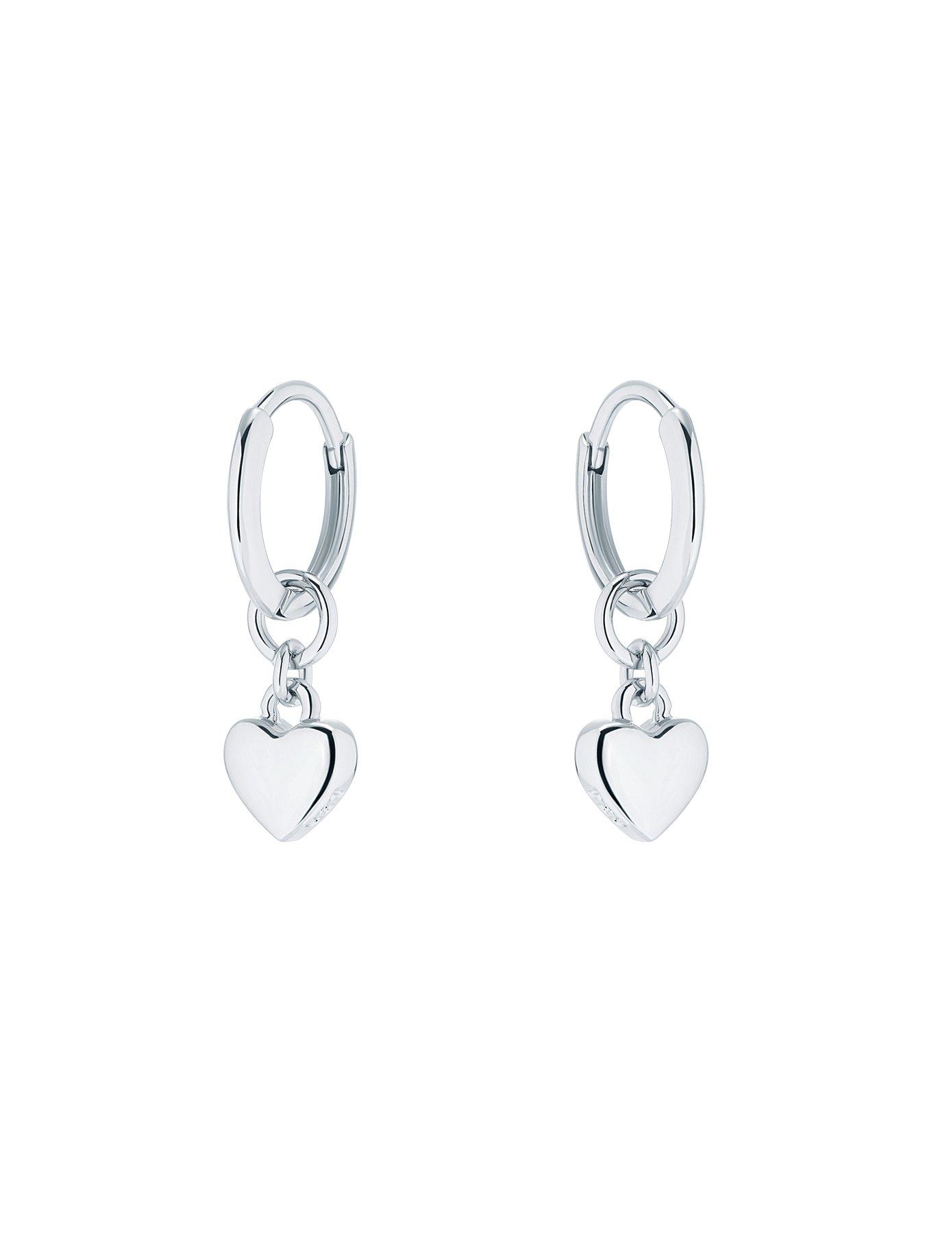 Image 3 of 6 of Ted Baker HARRYE: Tiny Heart Huggie Earrings