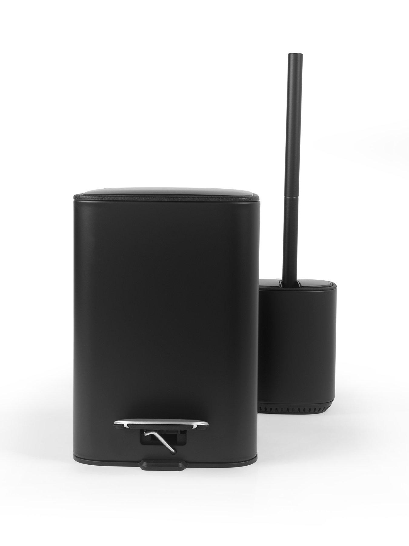 Image 2 of 4 of Beldray 2pc Bin And Toilet Brush Set Black