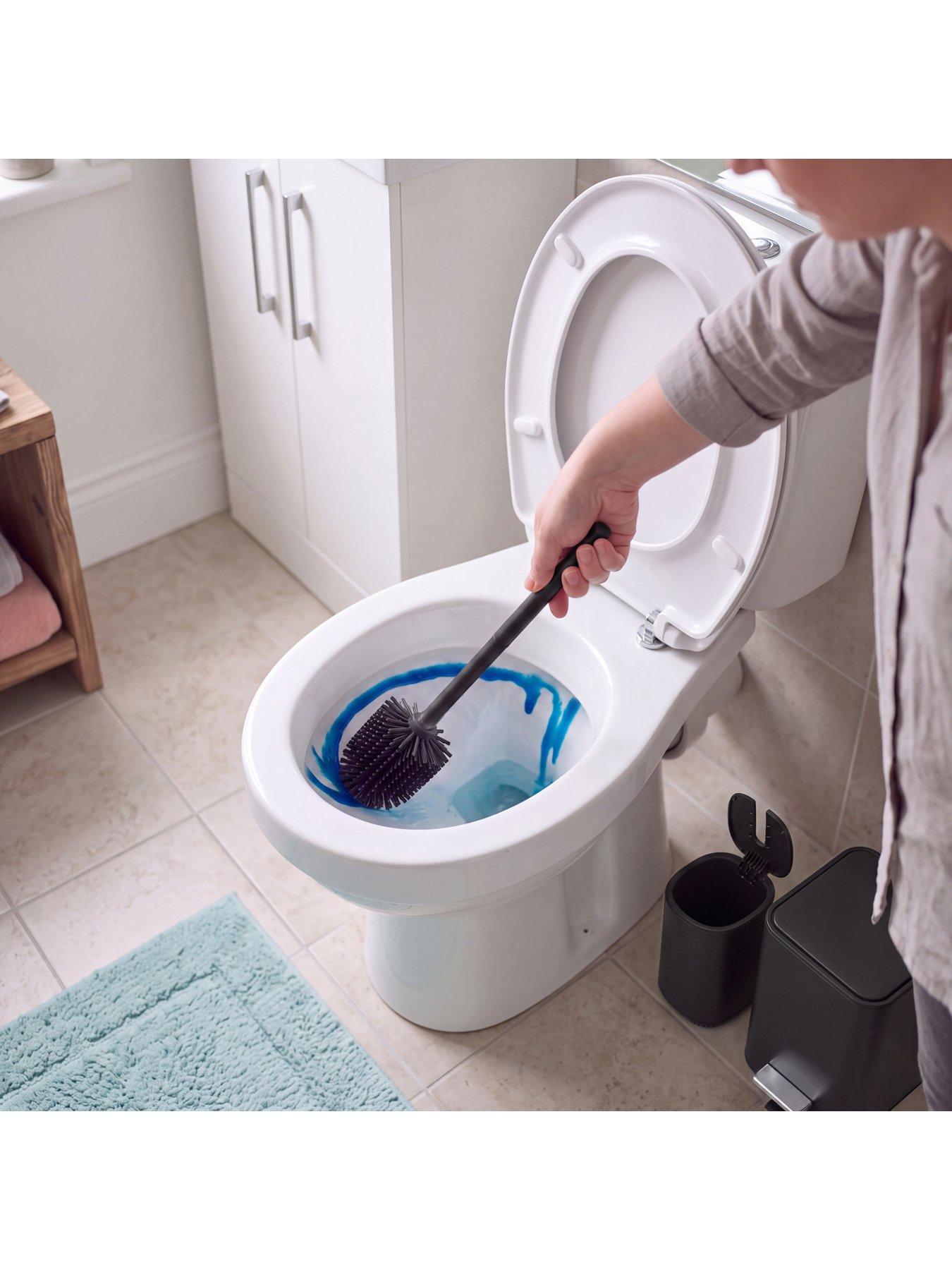 Image 3 of 4 of Beldray 2pc Bin And Toilet Brush Set Black