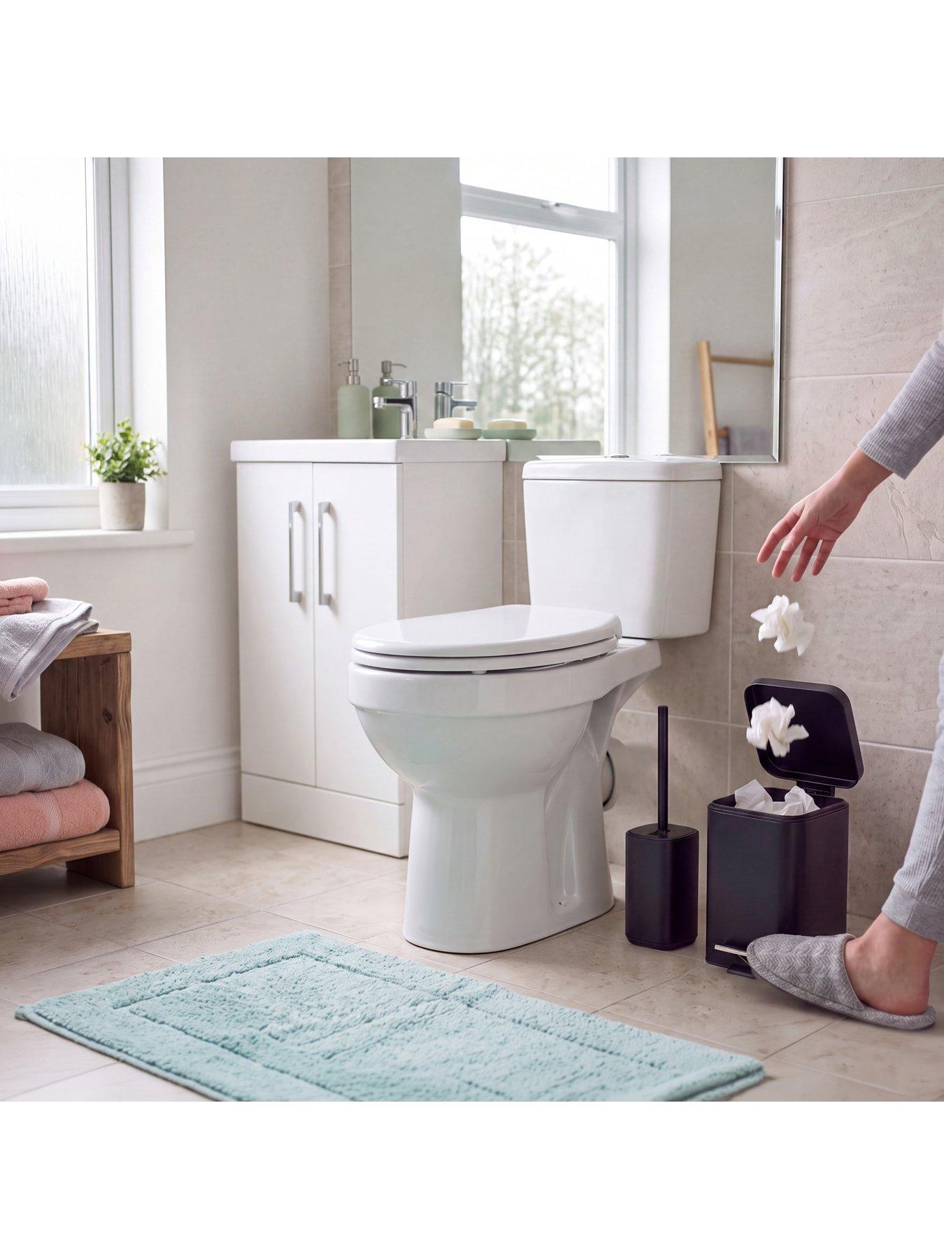 Image 4 of 4 of Beldray 2pc Bin And Toilet Brush Set Black