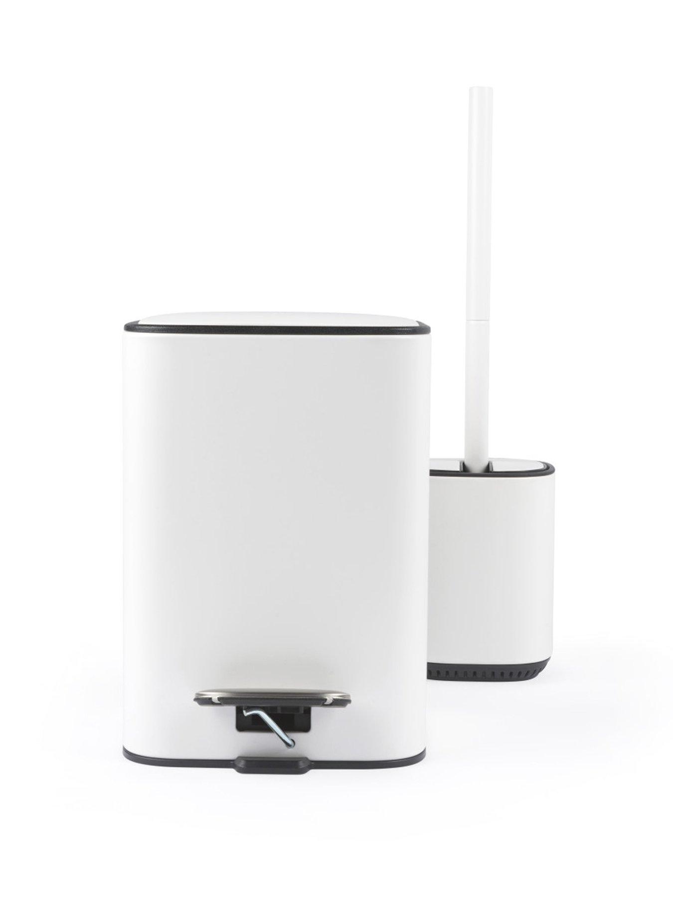 Image 2 of 2 of Beldray 2pc Bin And Toilet Brush Set White