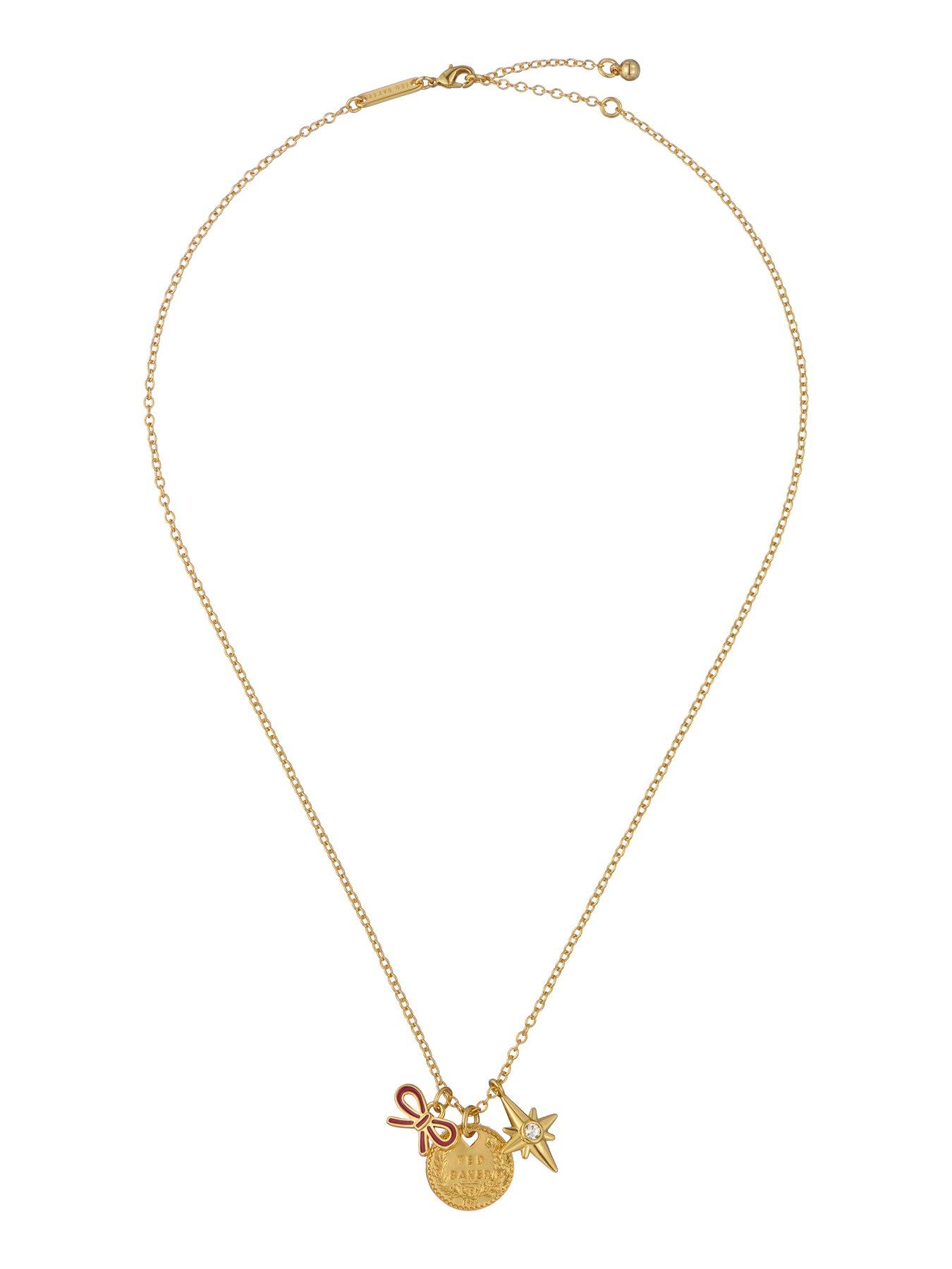 Image 2 of 6 of Ted Baker Womens Sian Multi Charm Necklace - Multi