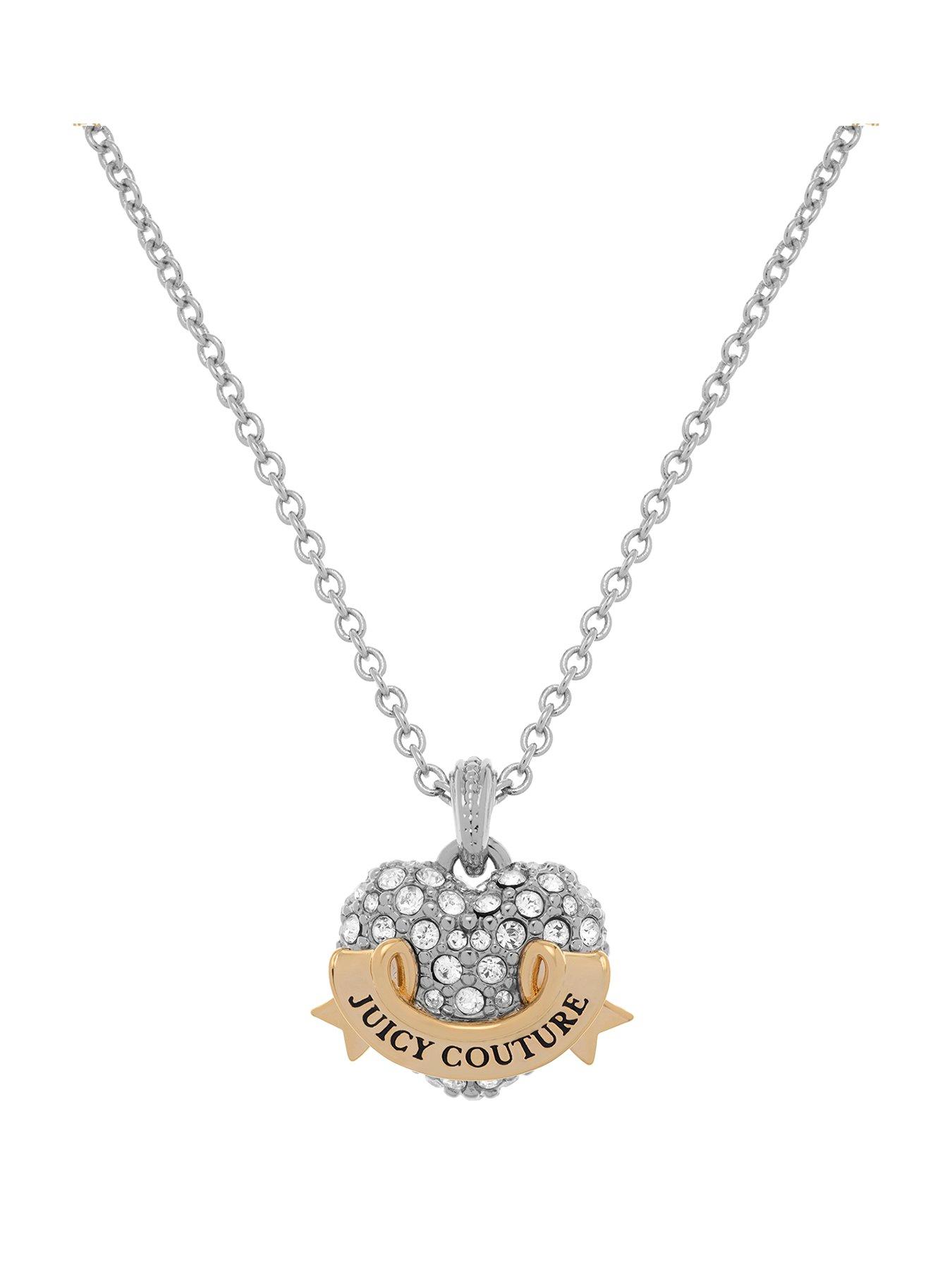Juicy Couture Crystal Icon Heart Pendant