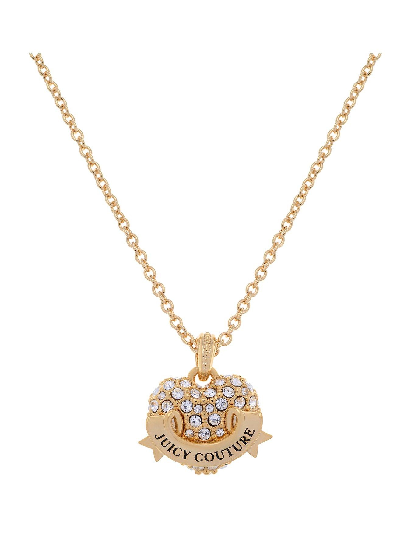Juicy Couture Crystal Icon Heart Pendant