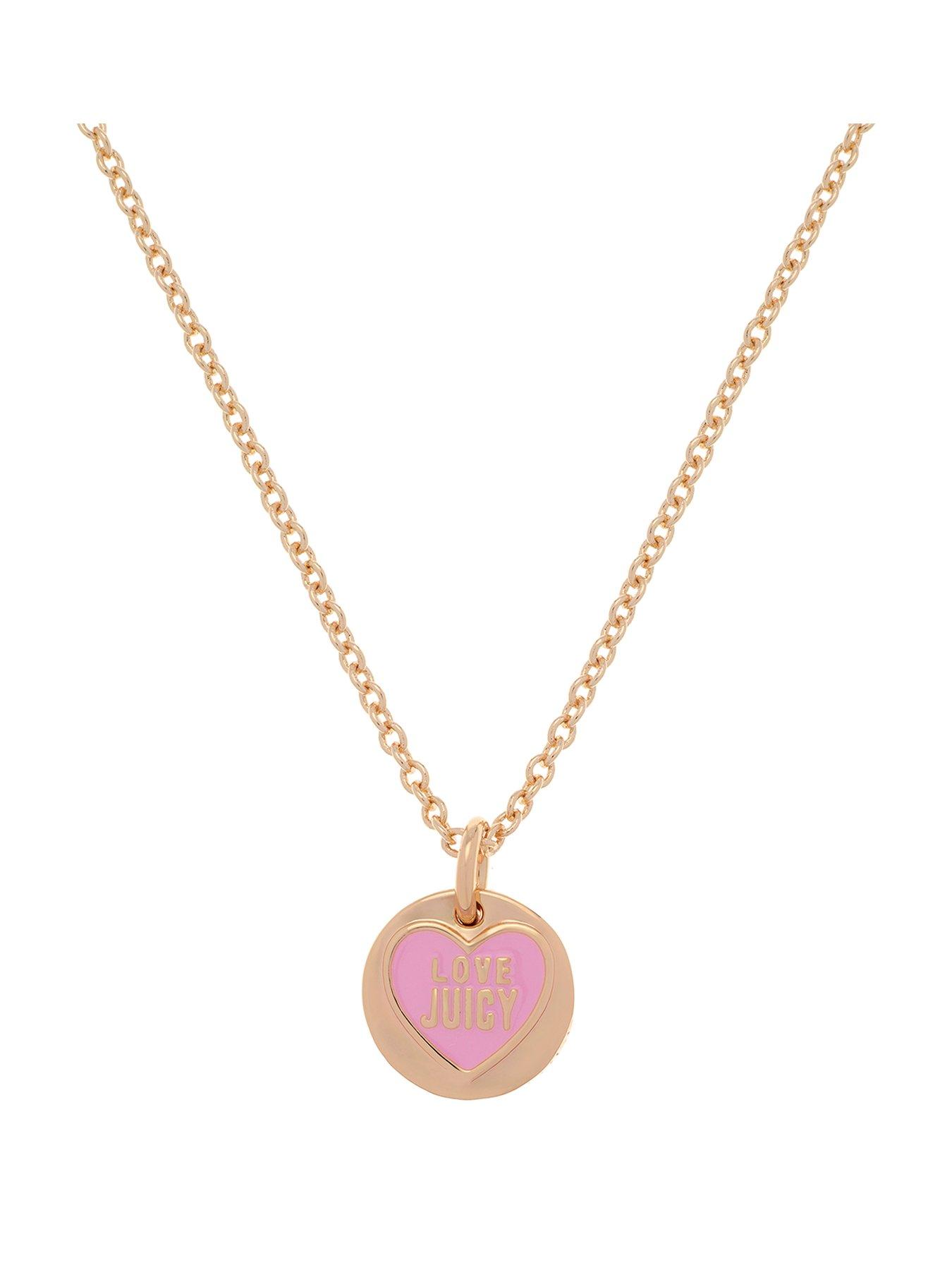Juicy Couture Love Juicy Reversible Enamel Pendant