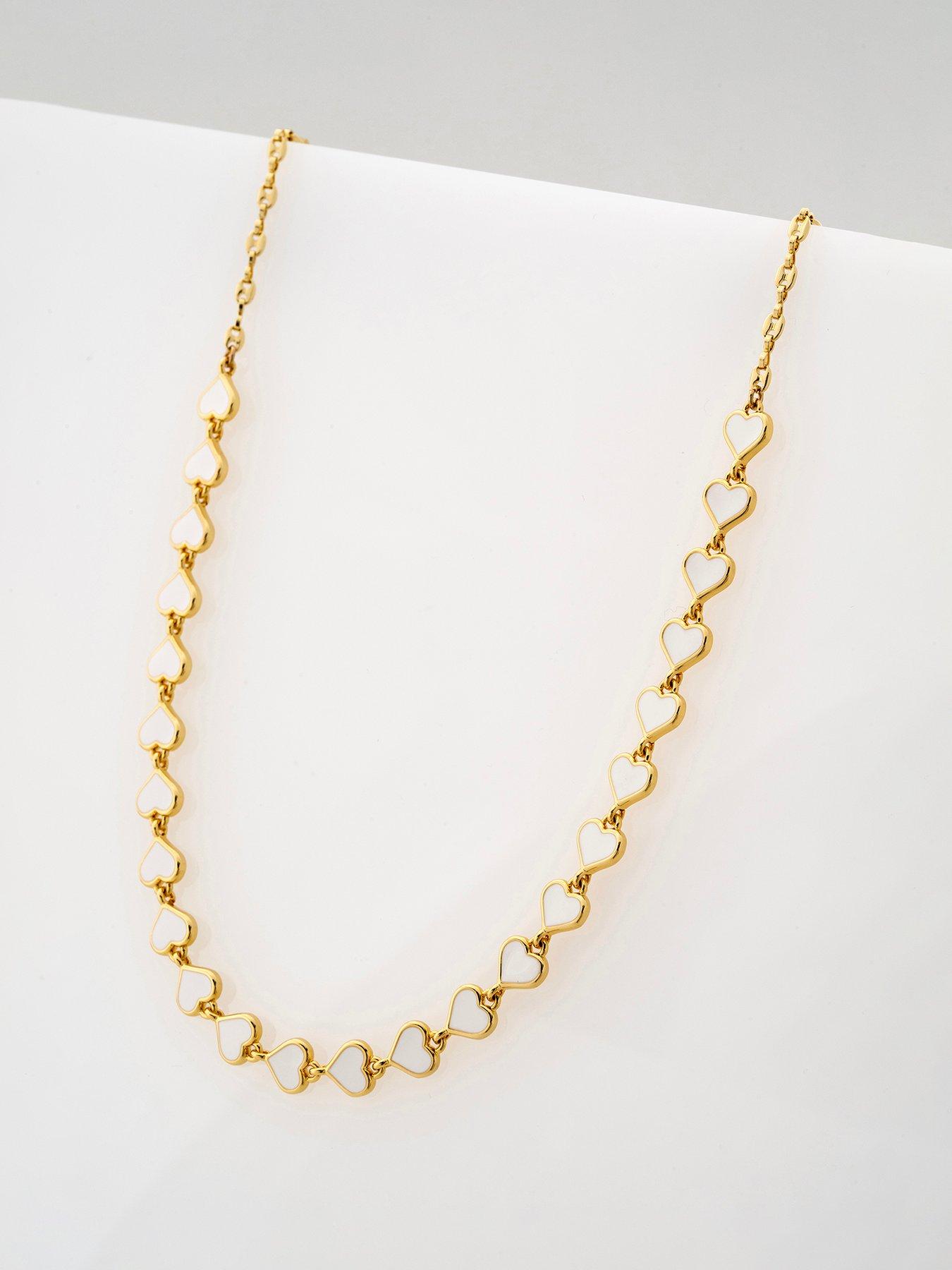 Ted Baker HAZEL: Enamel Heart Chain Necklace