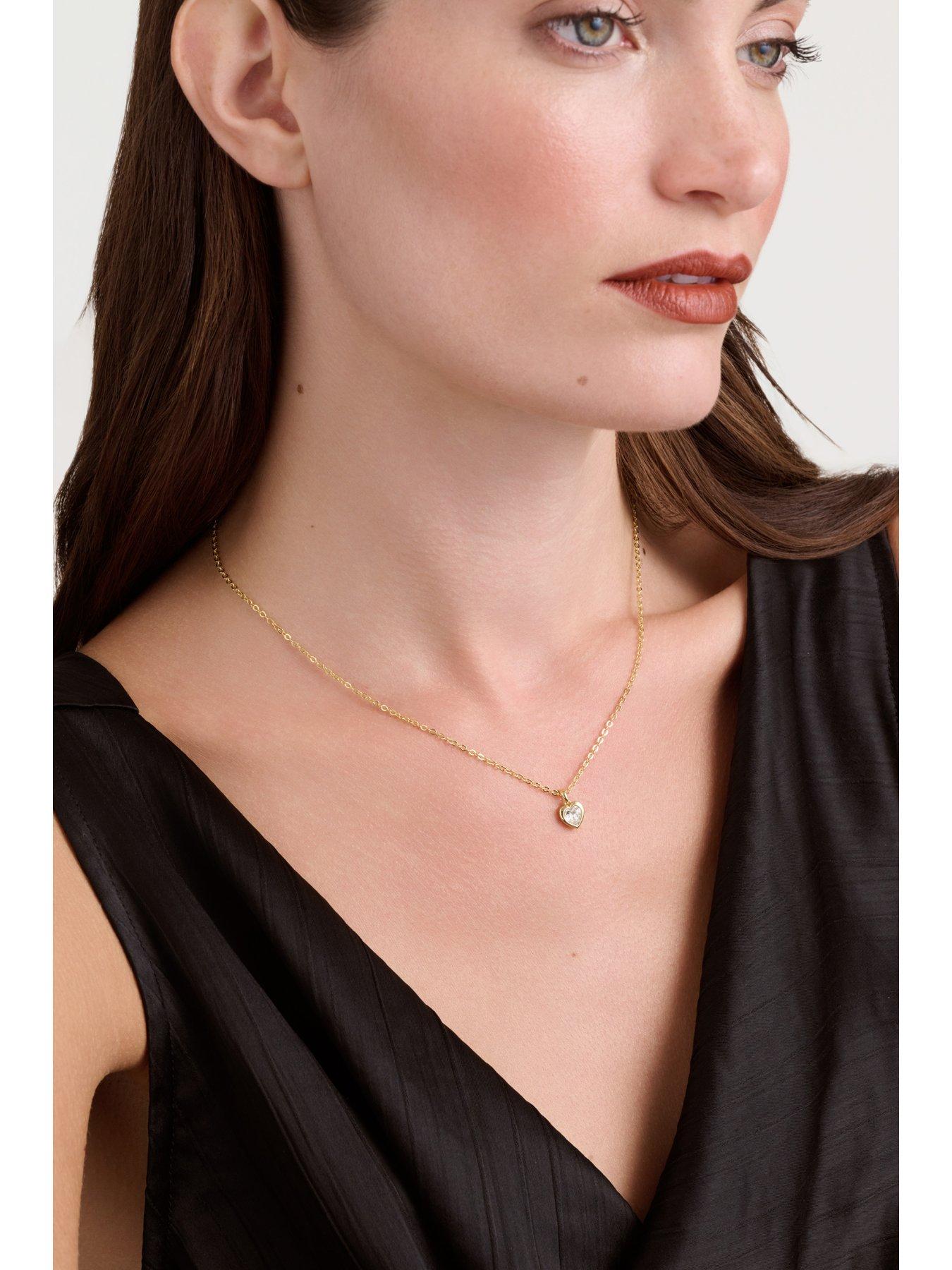Image 3 of 5 of Ted Baker HANNELA: Crystal Heart Pendant Necklace