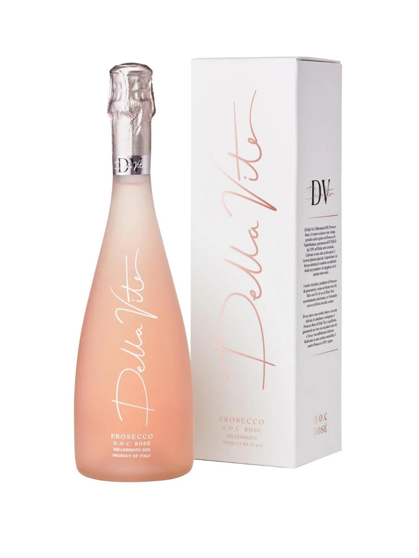 Della-Vite Prosecco Rose 75cl Gift Boxed