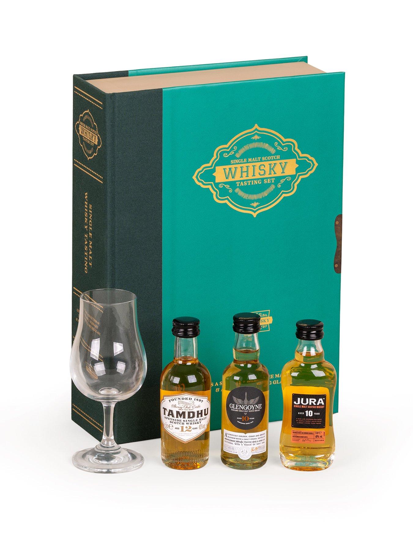 Malt Whisky Tasting Book Box 3 x 5cl plus tasting glass