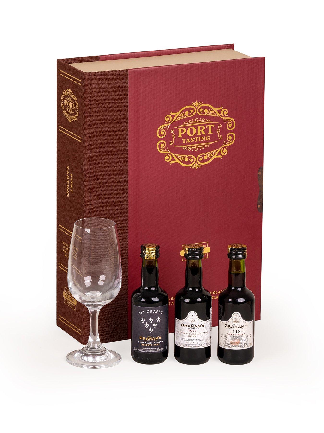Graham's Port Tasting Book Box 3 x 5cl plus tasting glass