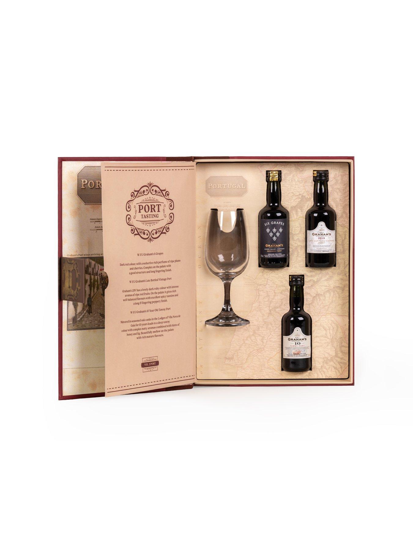 Image 3 of 3 of Graham's Port Tasting Book Box 3 x 5cl plus tasting glass