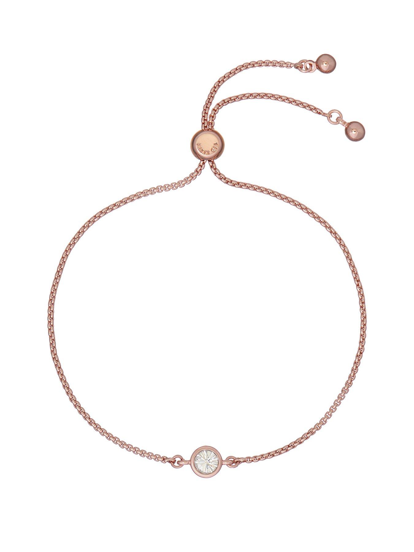 Image 1 of 6 of Ted Baker SARSAA: Crystal Adjustable Bracelet