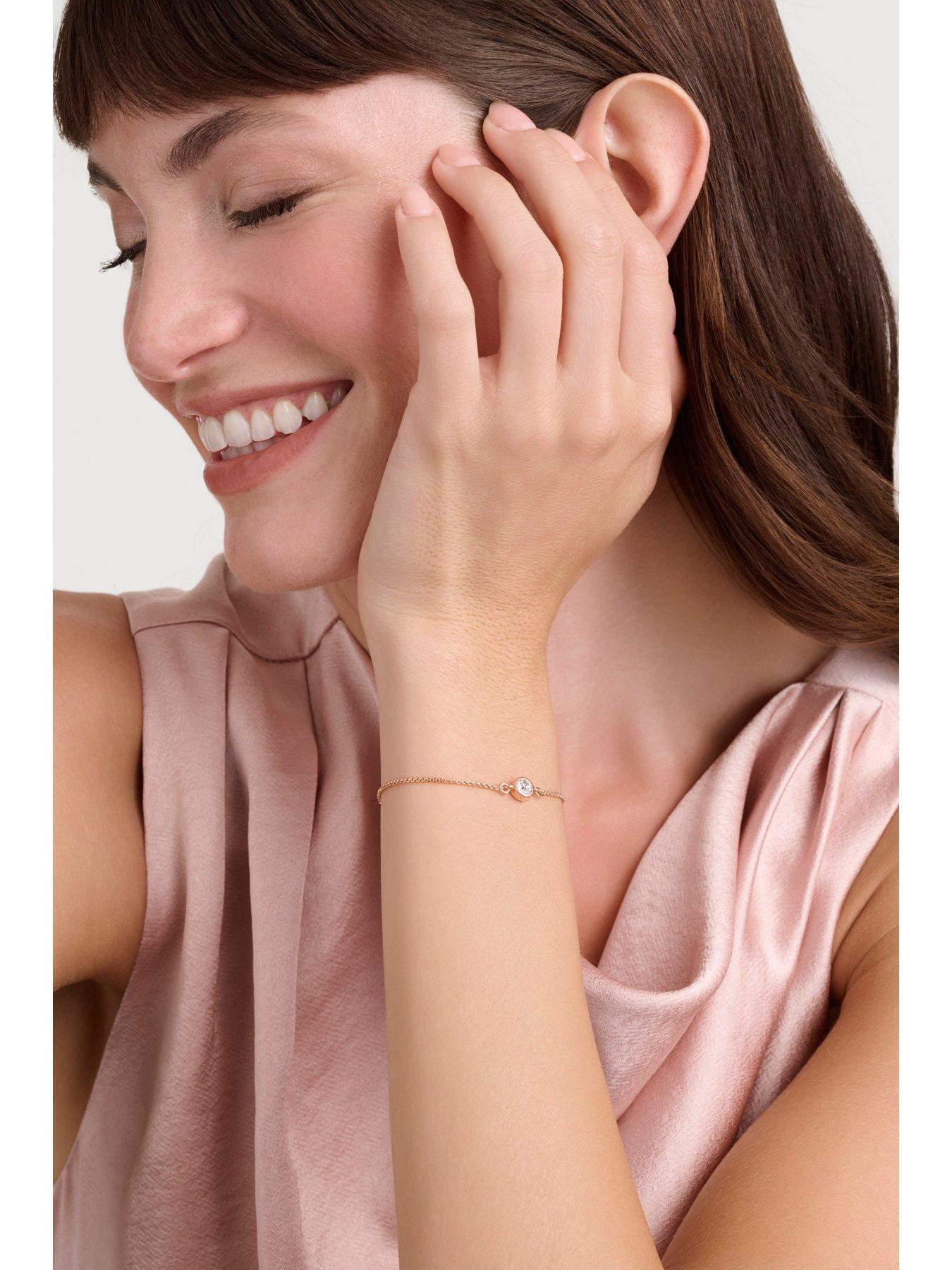 Image 4 of 6 of Ted Baker SARSAA: Crystal Adjustable Bracelet