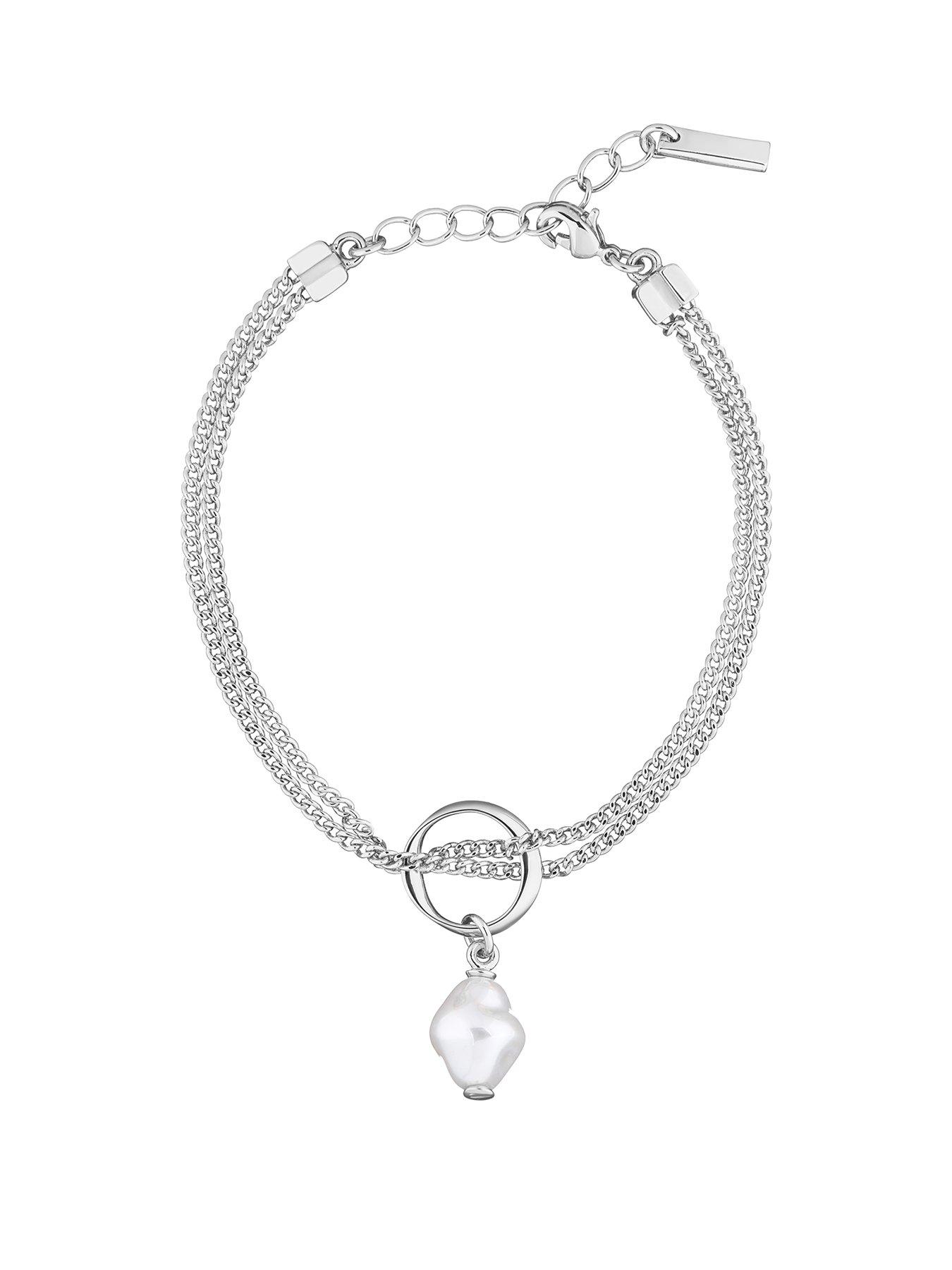 Karen Millen Modern Pearl Bracelet
