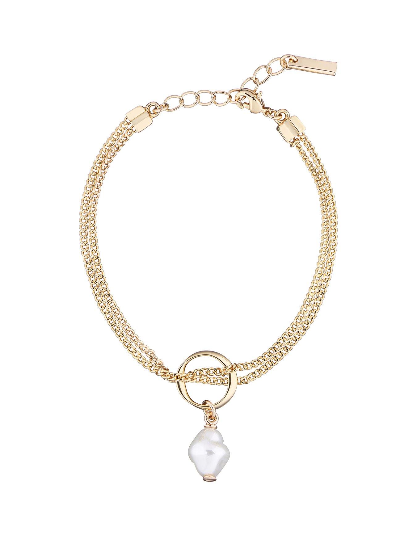 Karen Millen Modern Pearl Bracelet