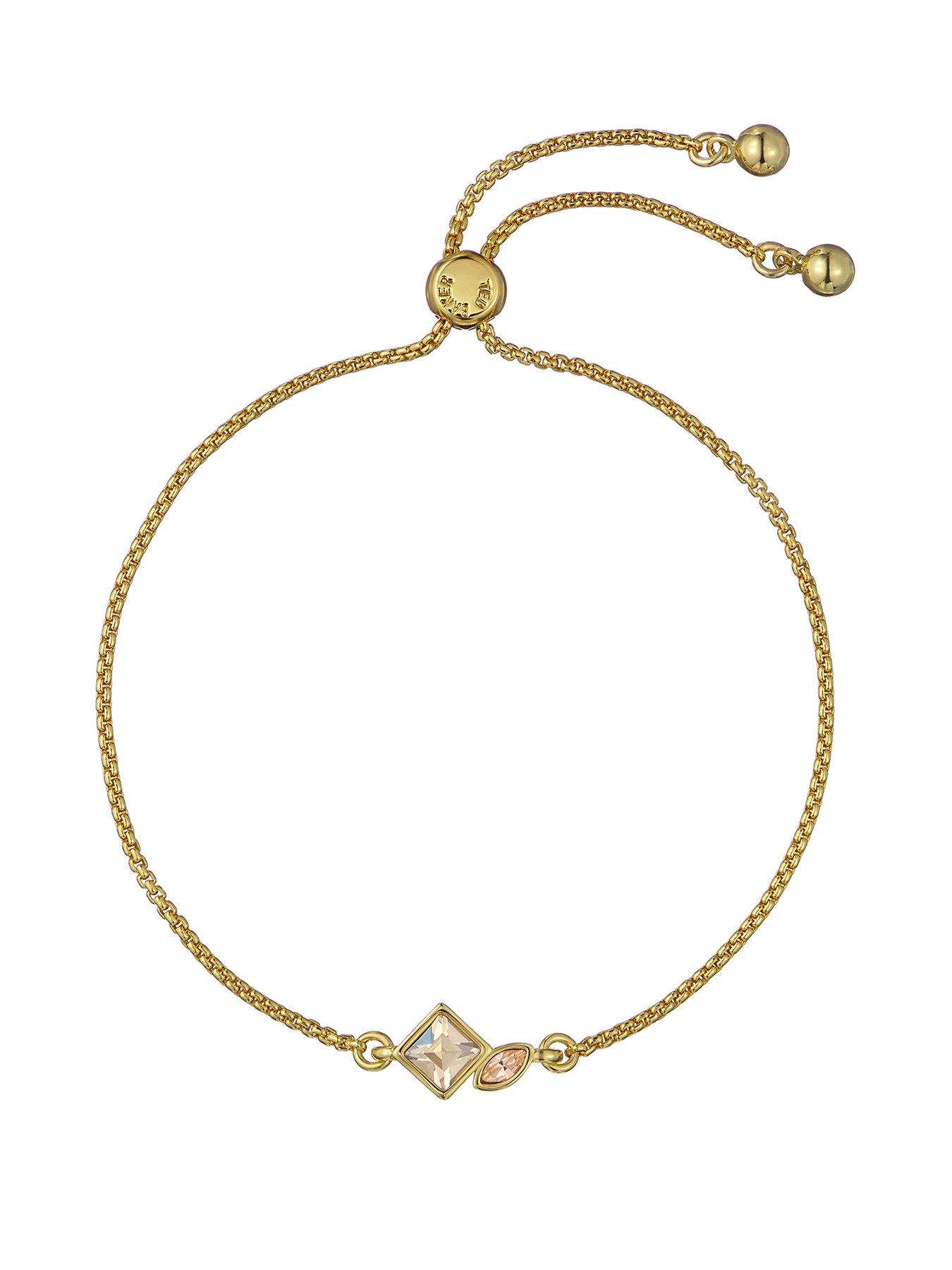 Image 1 of 3 of Ted Baker MILLIE: Mini Crystal Cluster Adjustable Bracelet