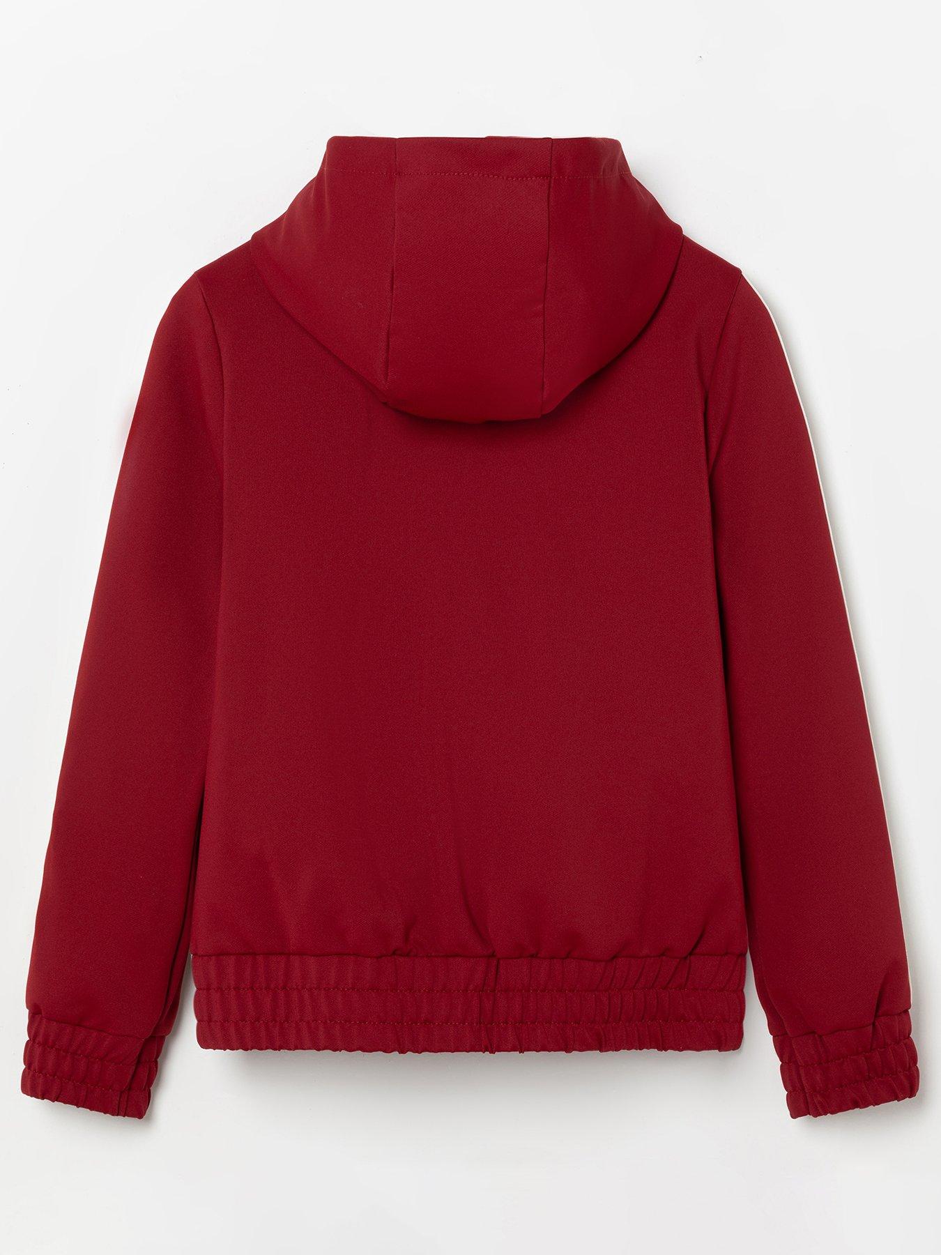 Image 2 of 4 of Ellesse Junior Andosi Full Zip Hoodie - Red