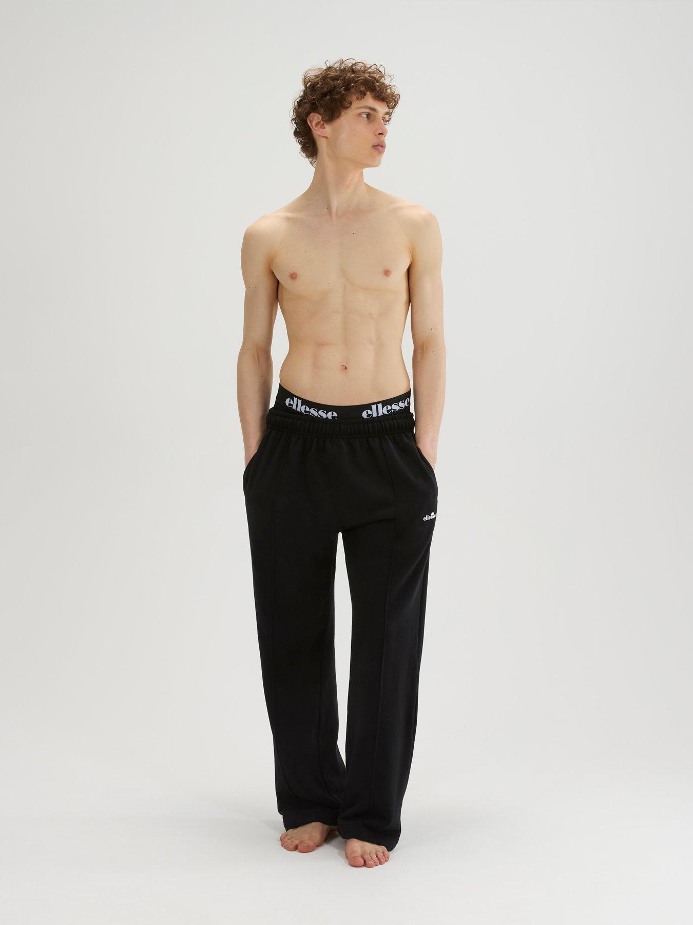 Image 4 of 5 of Ellesse Men's 5 Pack Cotton Rich Trunks Boxer Shorts Set - Black