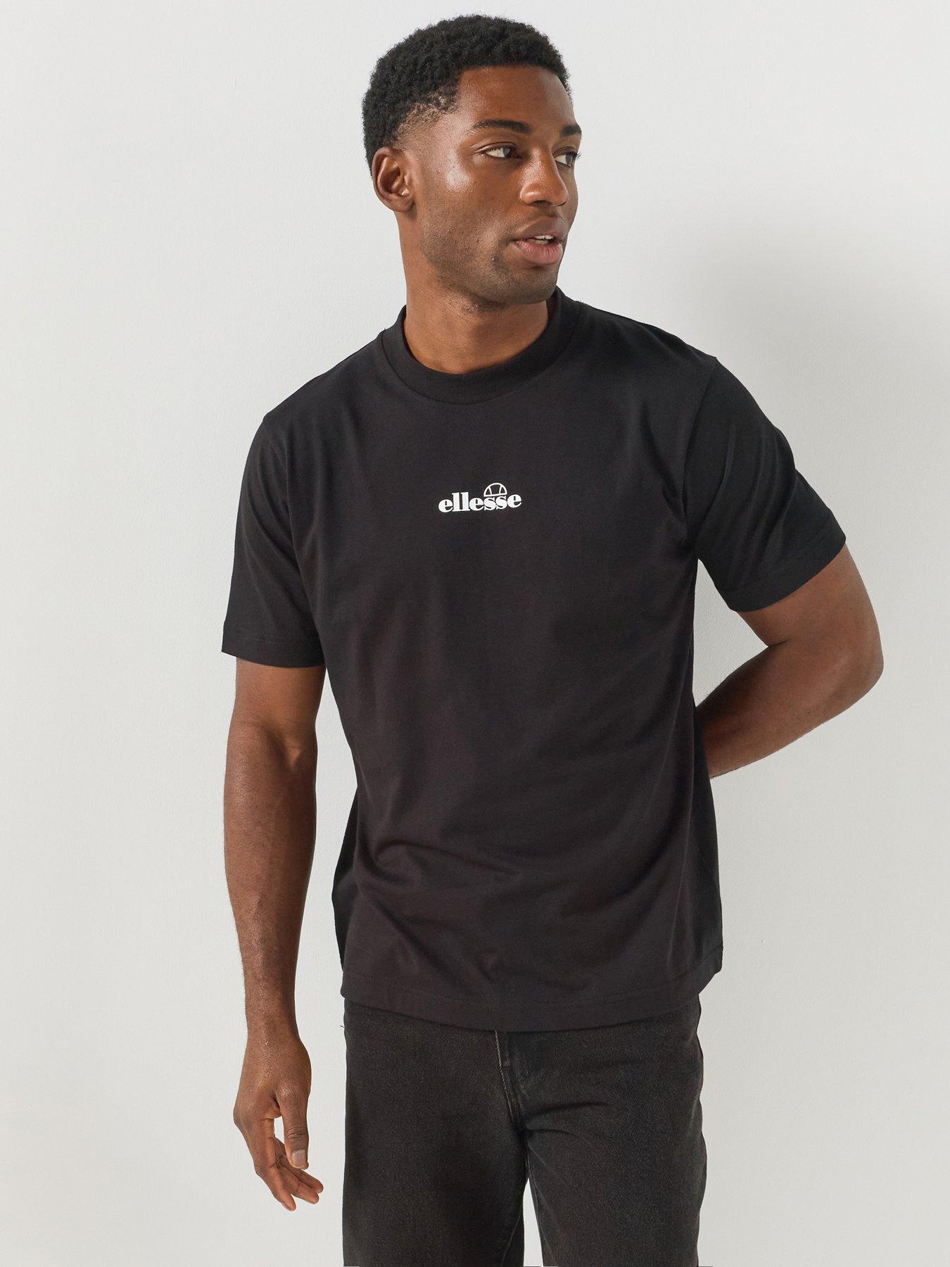 Image 1 of 5 of Ellesse Men's Ollio Logo T-Shirt - Black