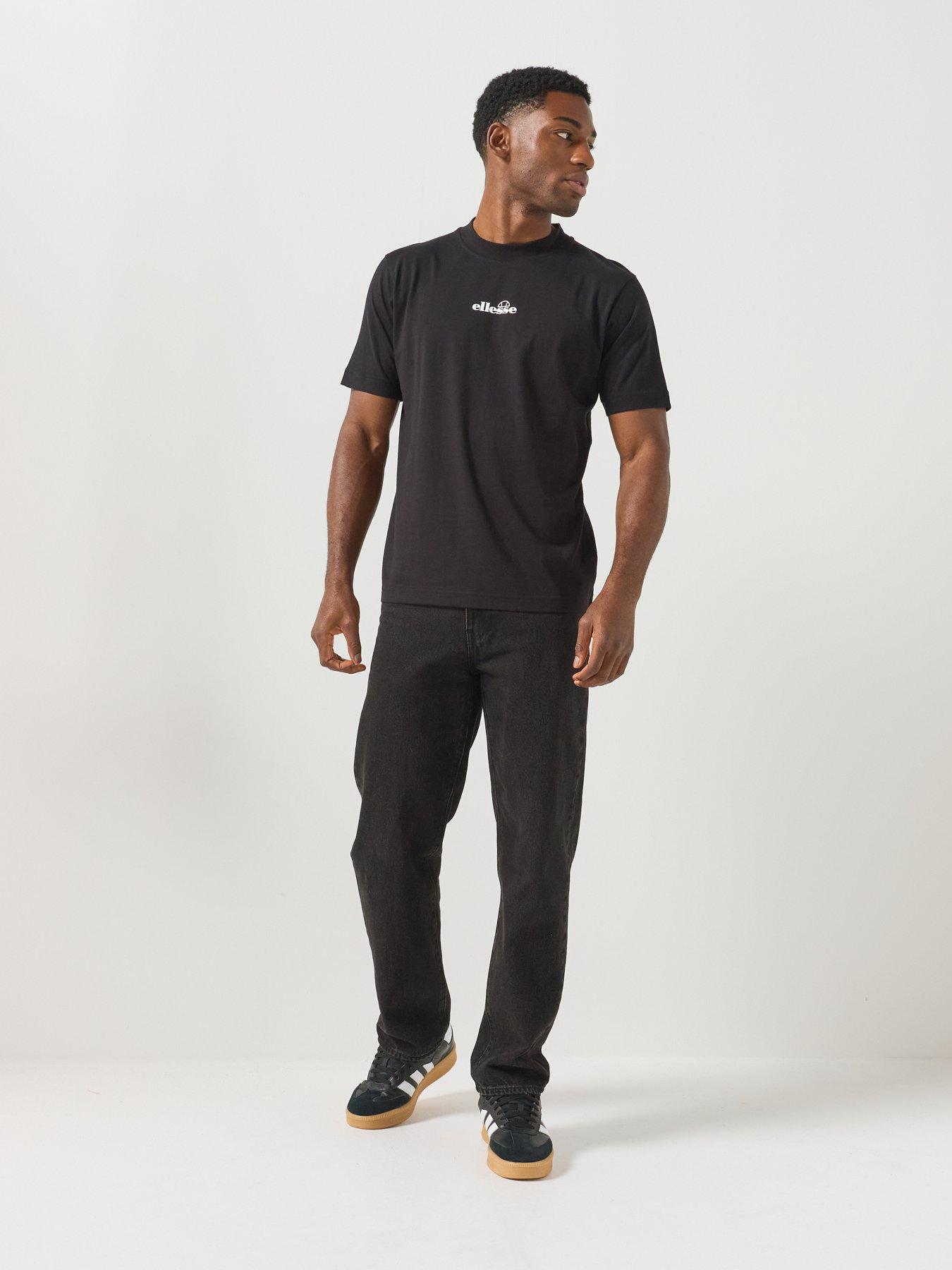 Image 3 of 5 of Ellesse Men's Ollio Logo T-Shirt - Black