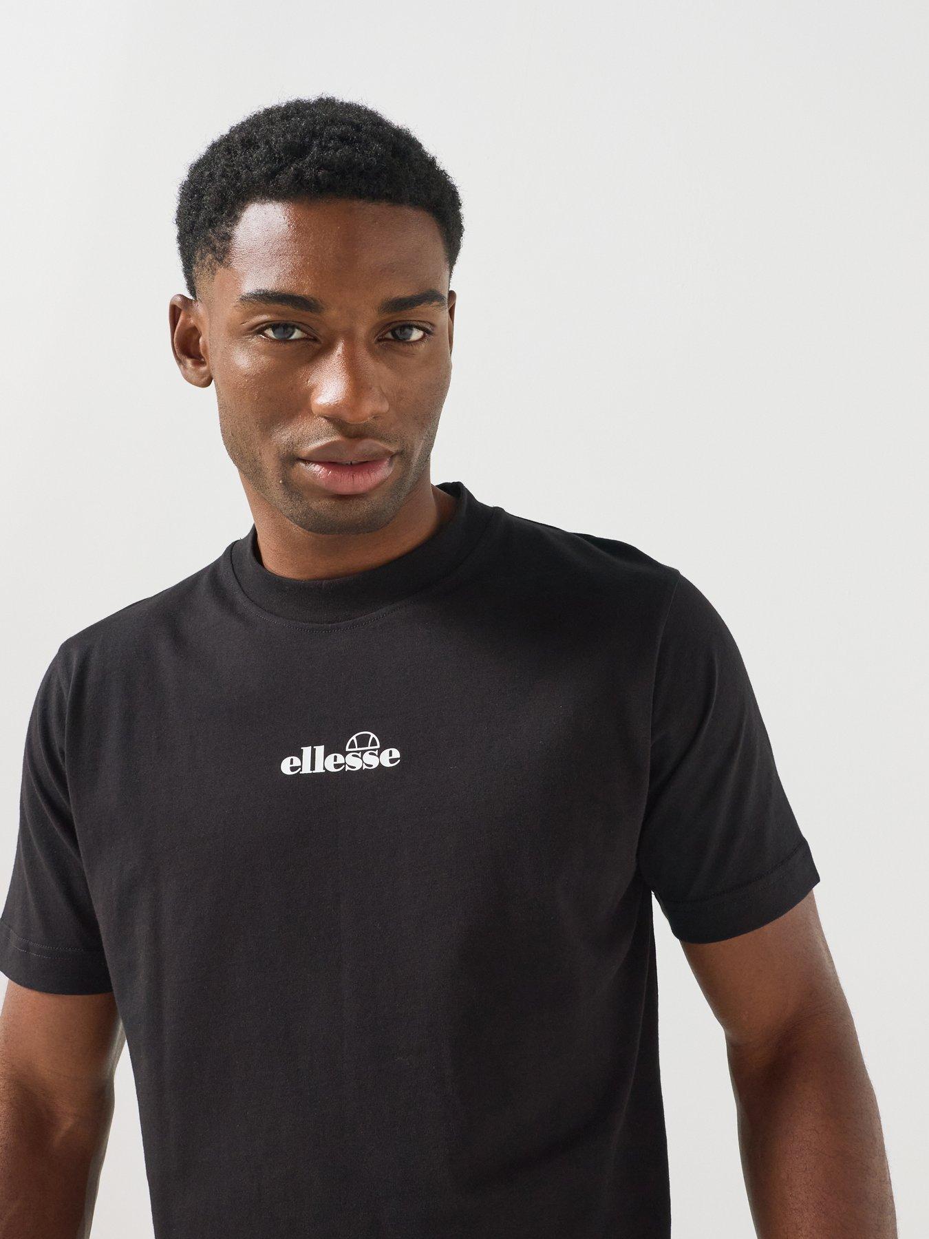 Image 5 of 5 of Ellesse Men's Ollio Logo T-Shirt - Black