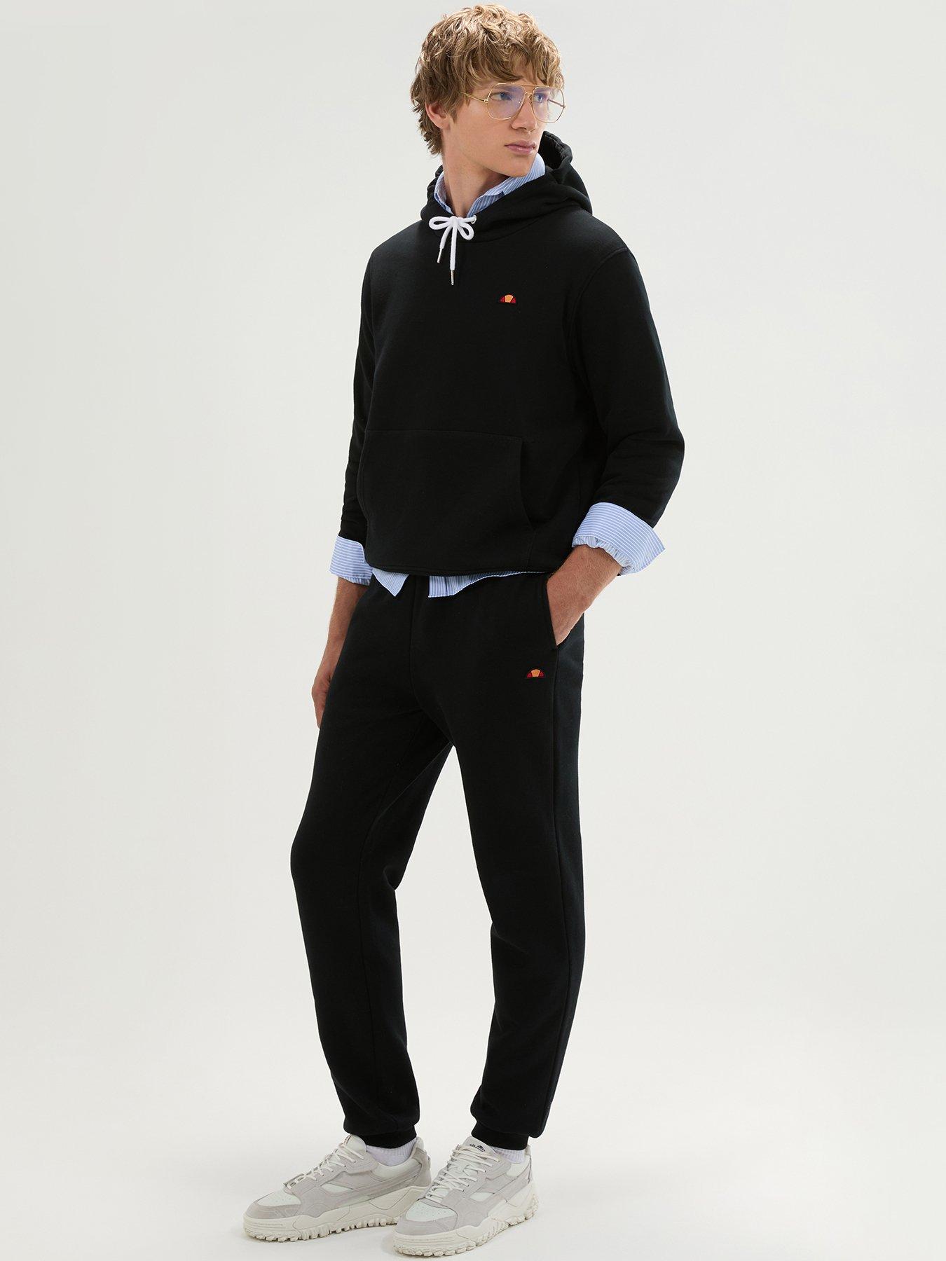 Image 1 of 6 of Ellesse Mens Traccota 2 Hoodie &amp; Joggers - Black