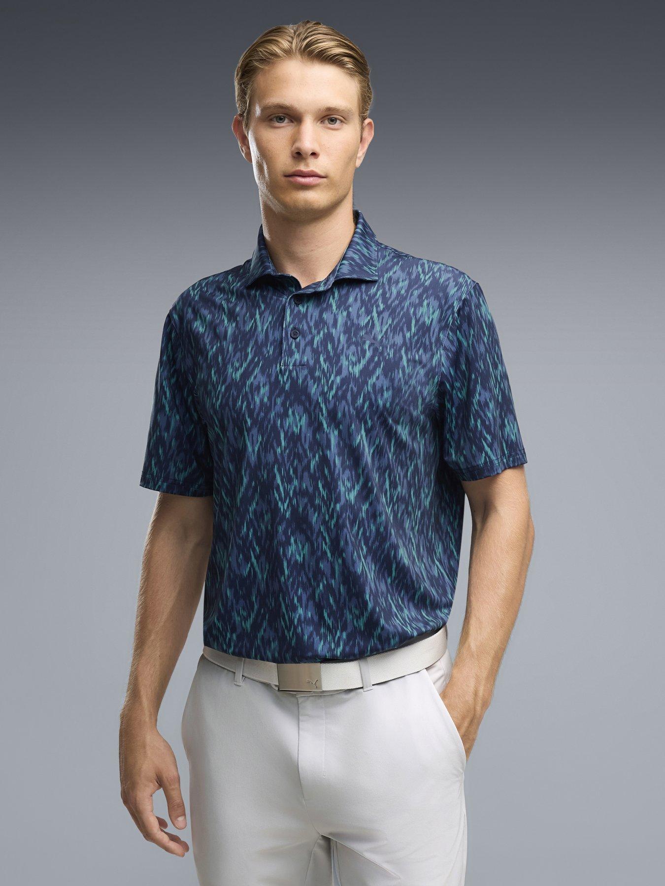 Puma Mens Golf Northern Lights Polo - Navy