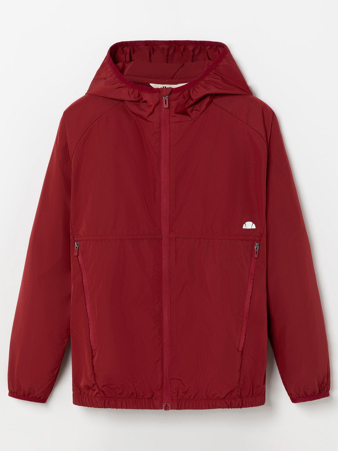 Image 1 of 4 of Ellesse Junior Garbon Windrunner - Red