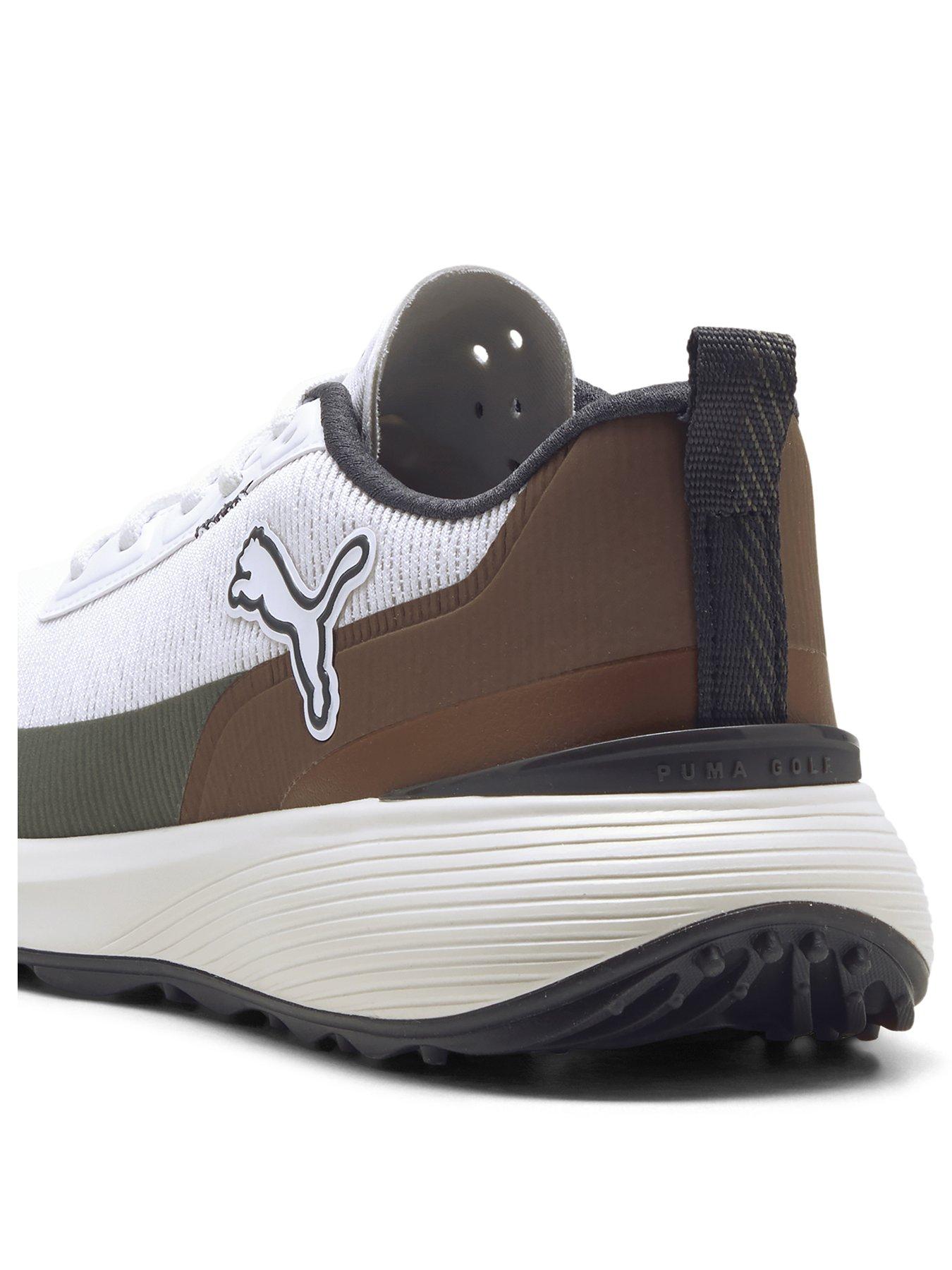 Image 3 of 6 of Puma Mens Waterproof Spikeless Cushioned Golf Shoes - White