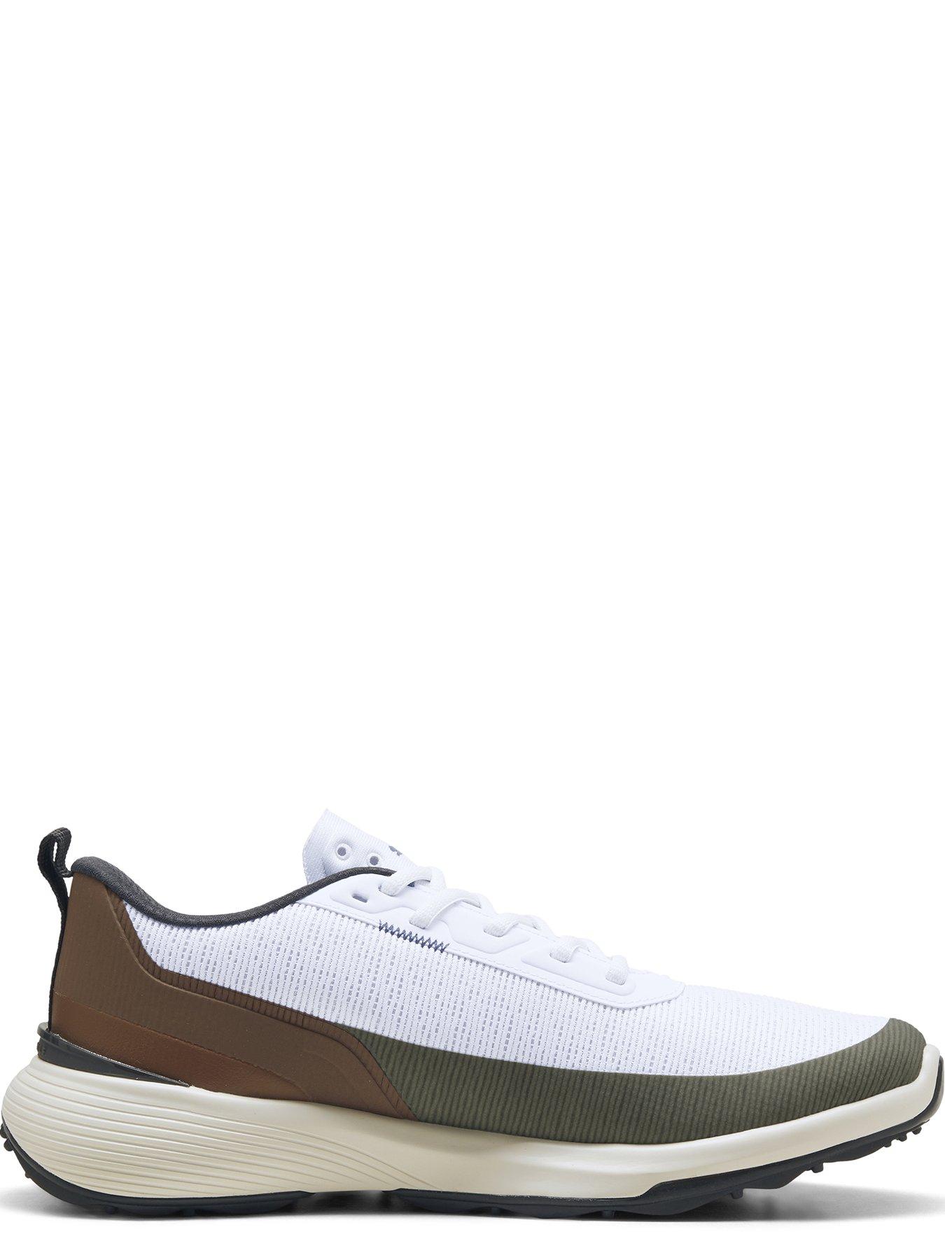 Image 5 of 6 of Puma Mens Waterproof Spikeless Cushioned Golf Shoes - White