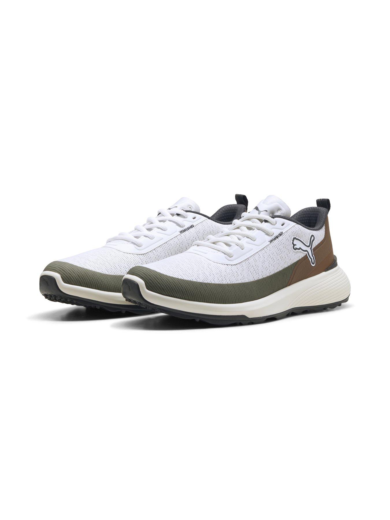 Image 6 of 6 of Puma Mens Waterproof Spikeless Cushioned Golf Shoes - White