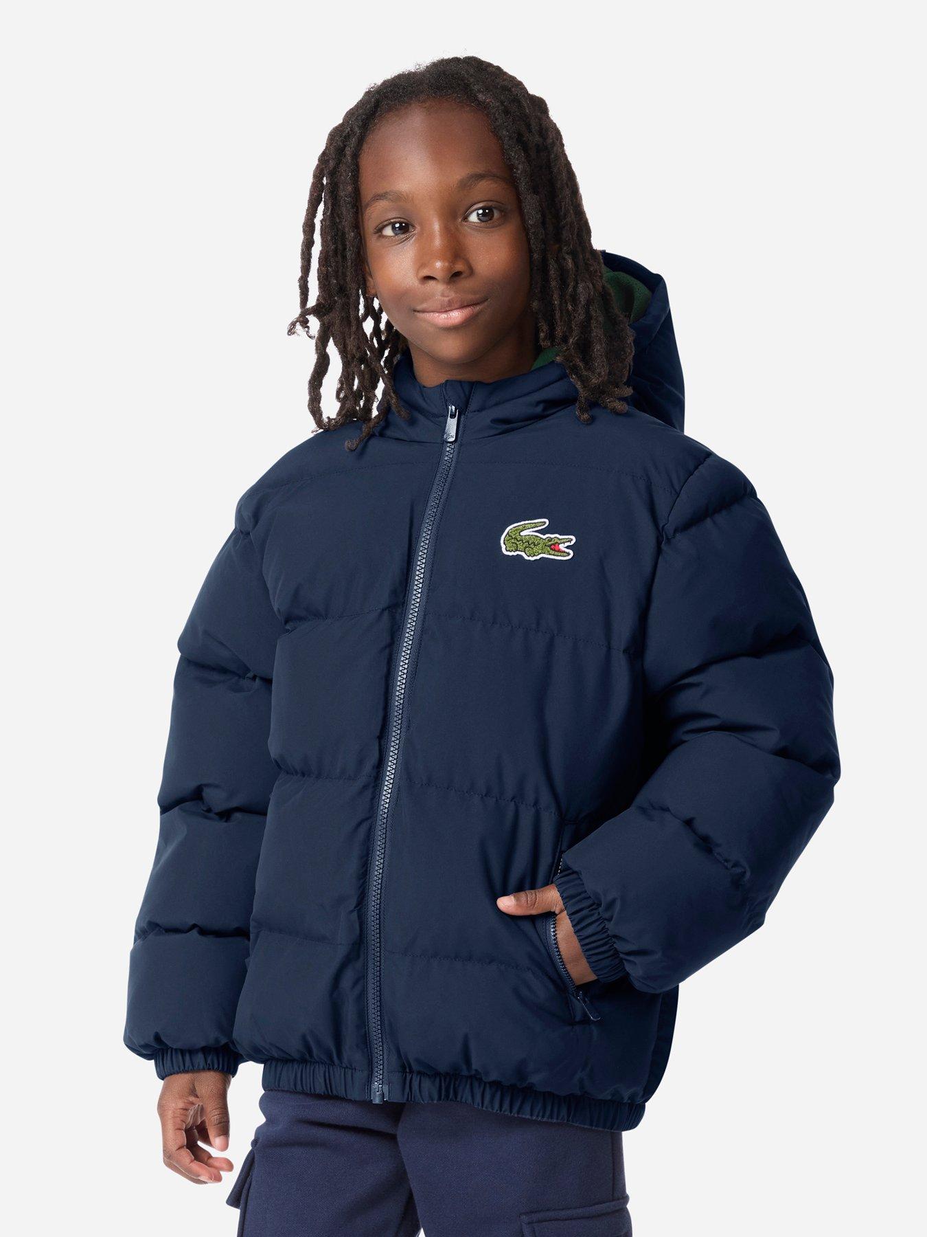 Lacoste Unisex Hooded Puffed Jacket - Midnight Blue