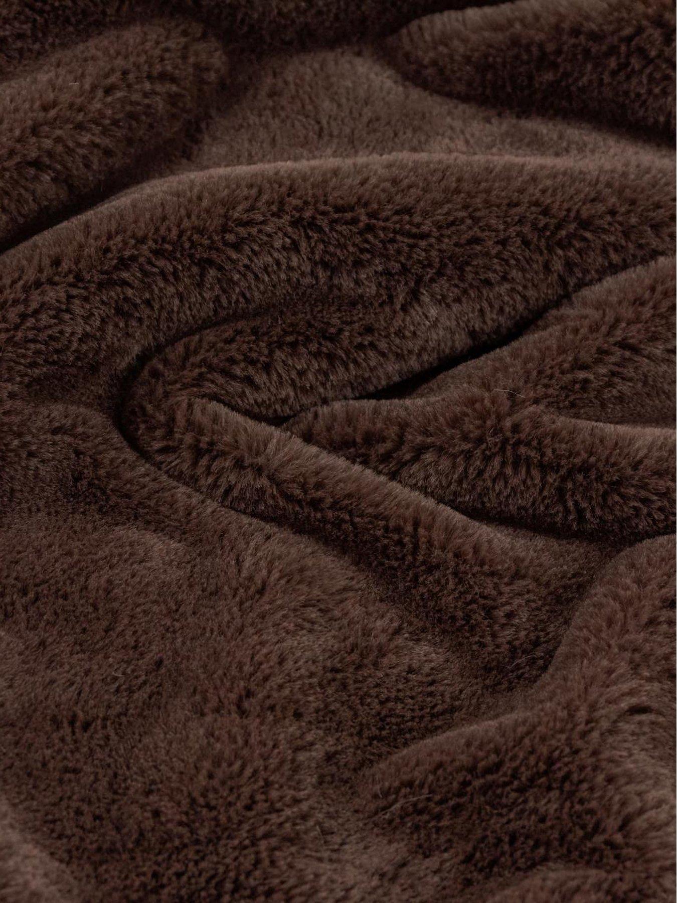 Image 2 of 2 of Furn Kallu 150x200 Throw Chocolate