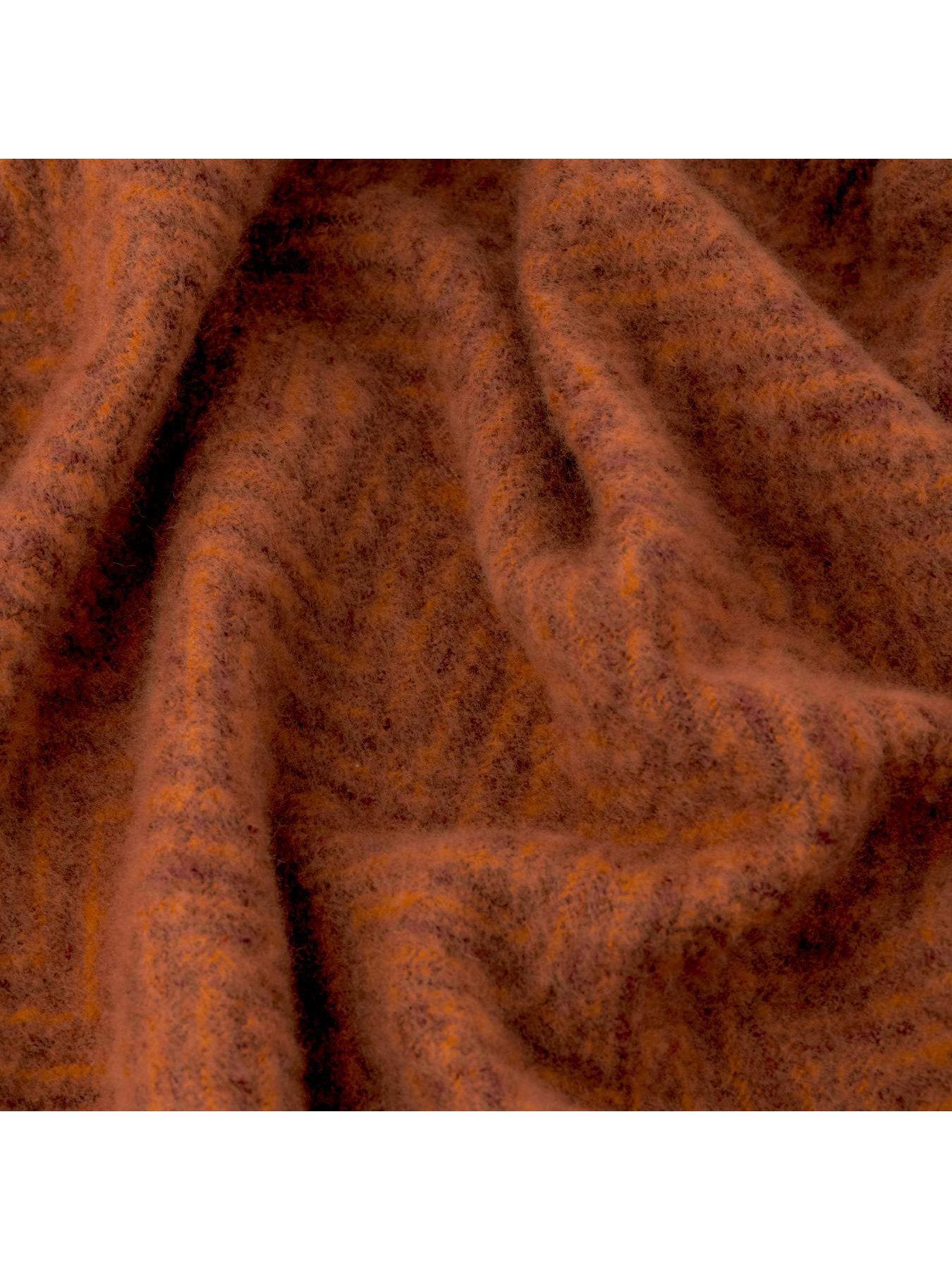 Image 2 of 2 of Furn Tweedie 130x180 Throw Cinnamon