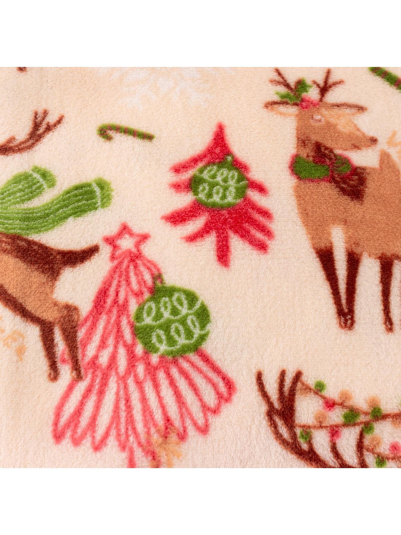 Image 4 of 4 of Duvet Day Sleigh Team 130x150 Throw Multi